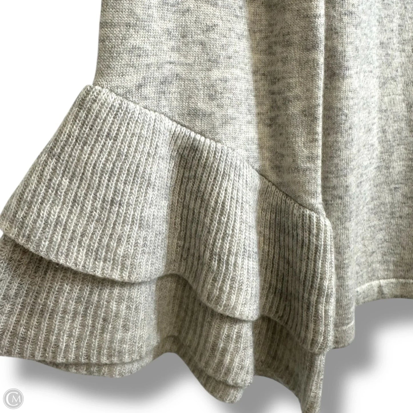 Sweater By Saks Fifth Avenue In Grey, Size: M
