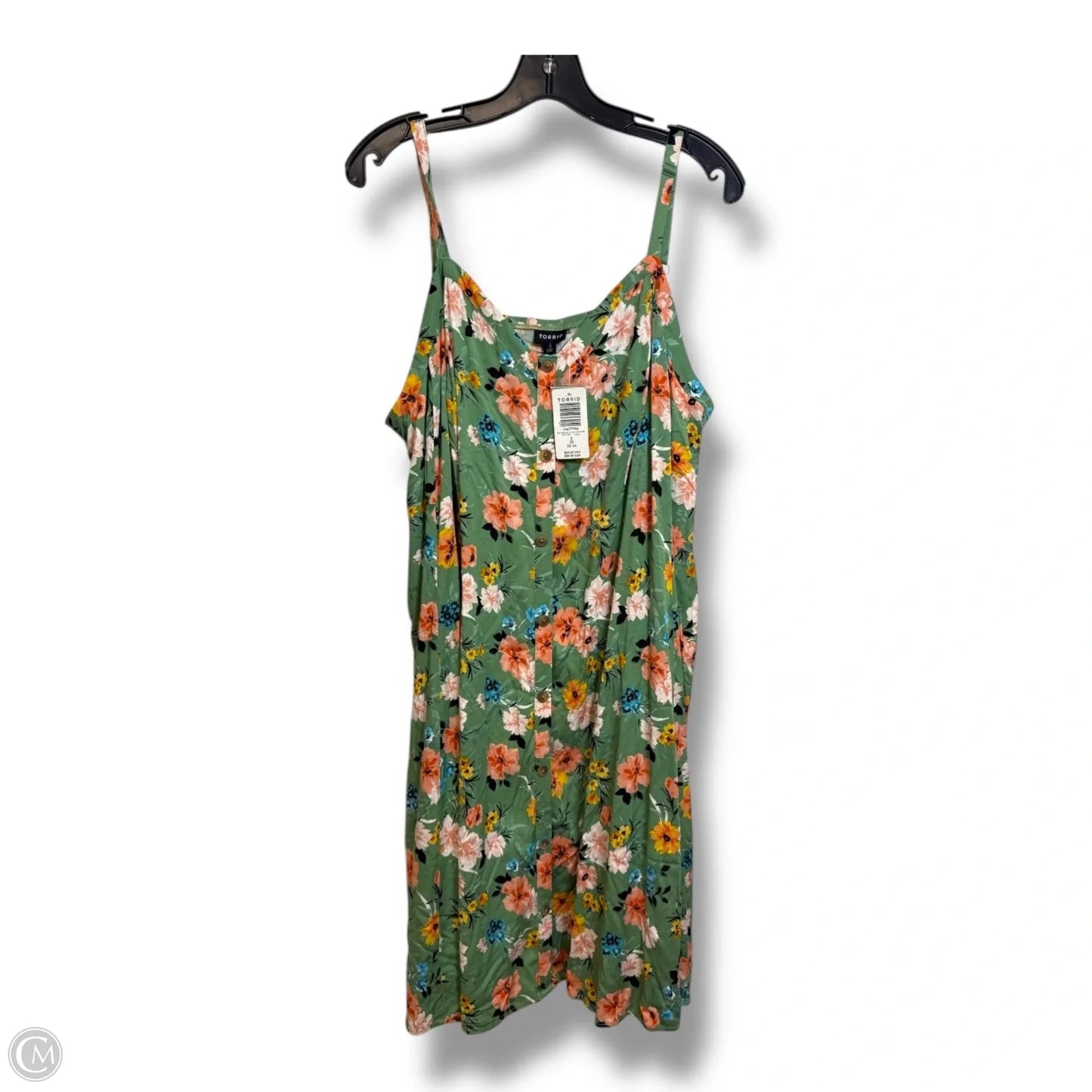 Dress Casual Maxi By Torrid In Green, Size: 3x