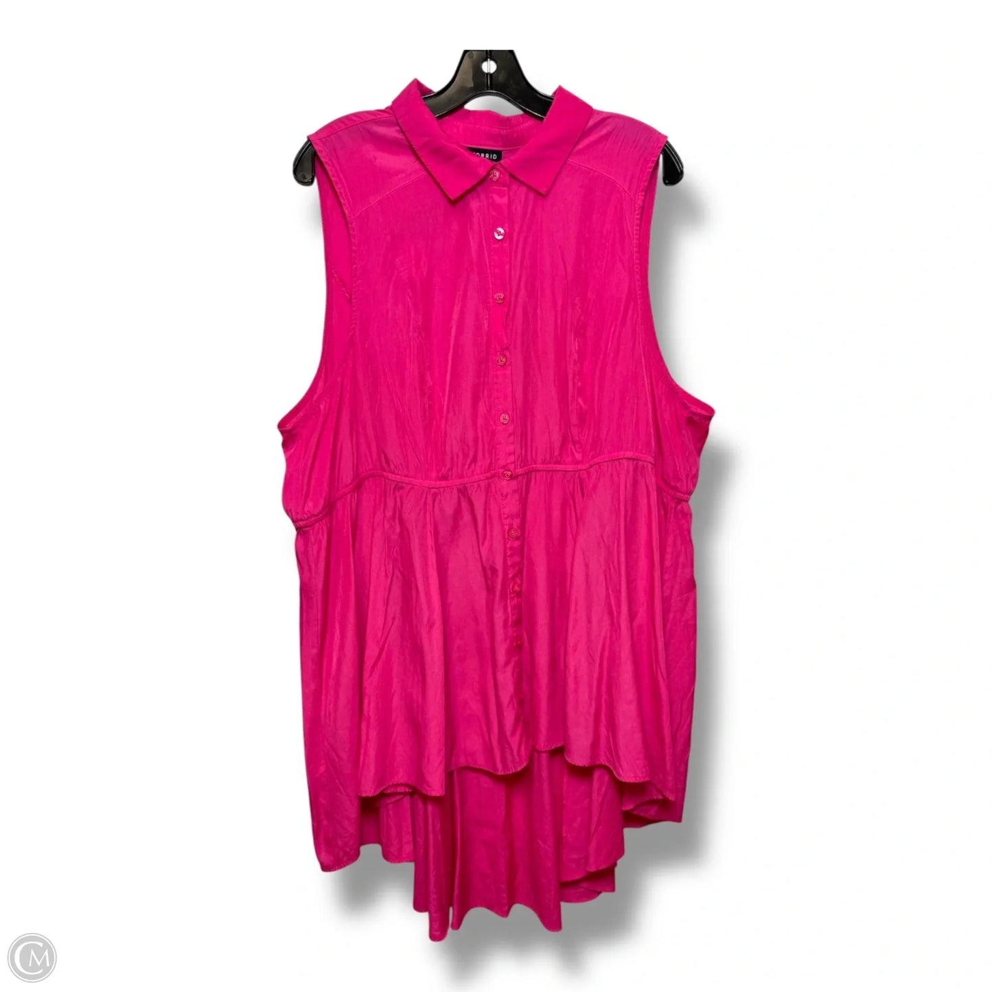 Top Sleeveless By Torrid In Pink, Size: 3x