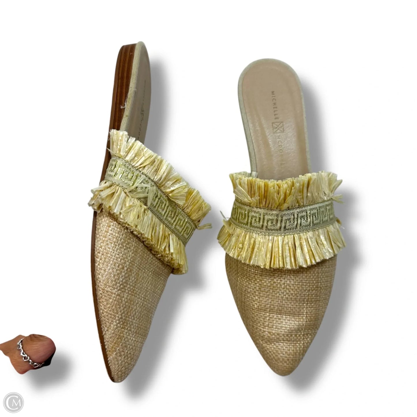 Shoes Flats By Clothes Mentor In Tan, Size: 8