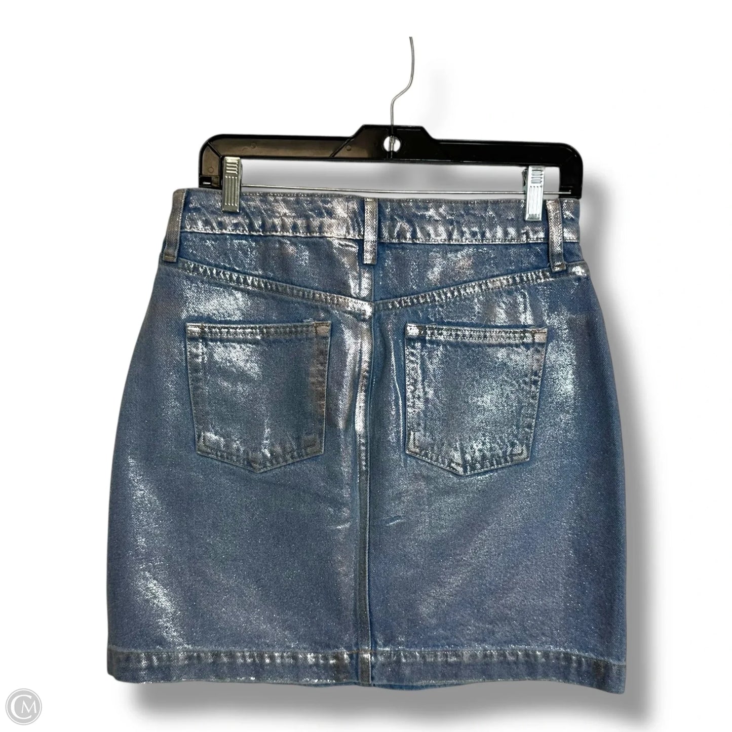 Skirt Mini & Short By Pilcro In Blue Denim, Size: 8