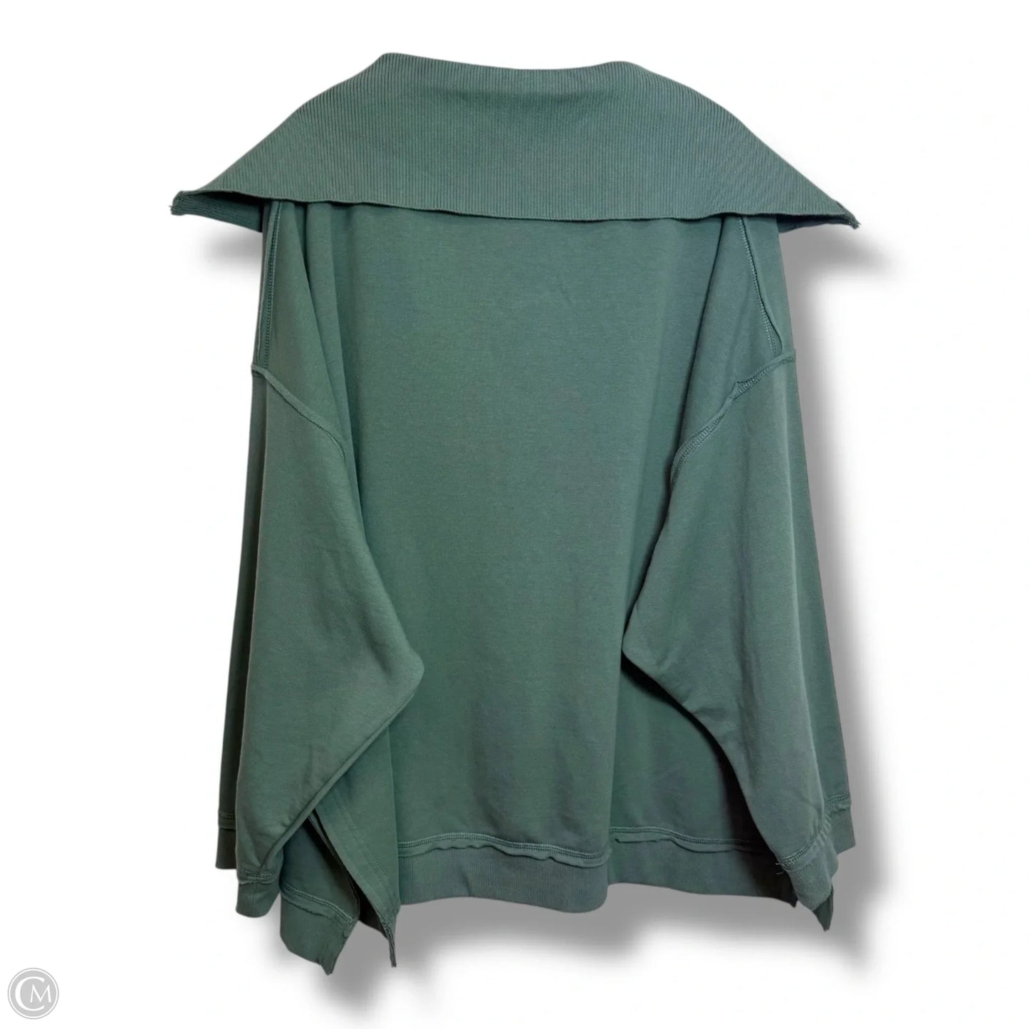 Sweatshirt Collar By Torrid In Green, Size: 4x