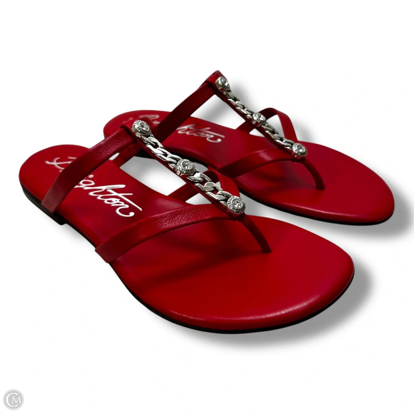 Sandals Flats By Brighton In Red, Size: 7.5