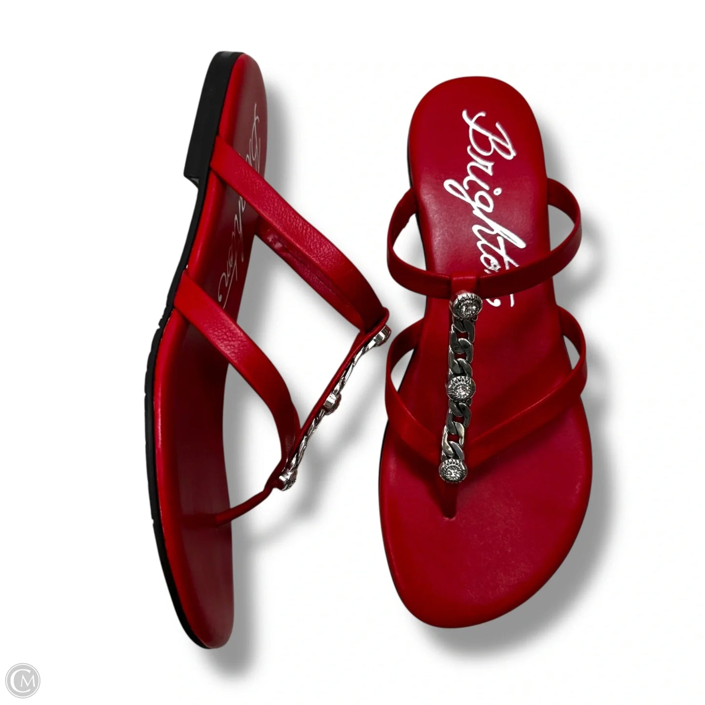 Sandals Flats By Brighton In Red, Size: 7.5