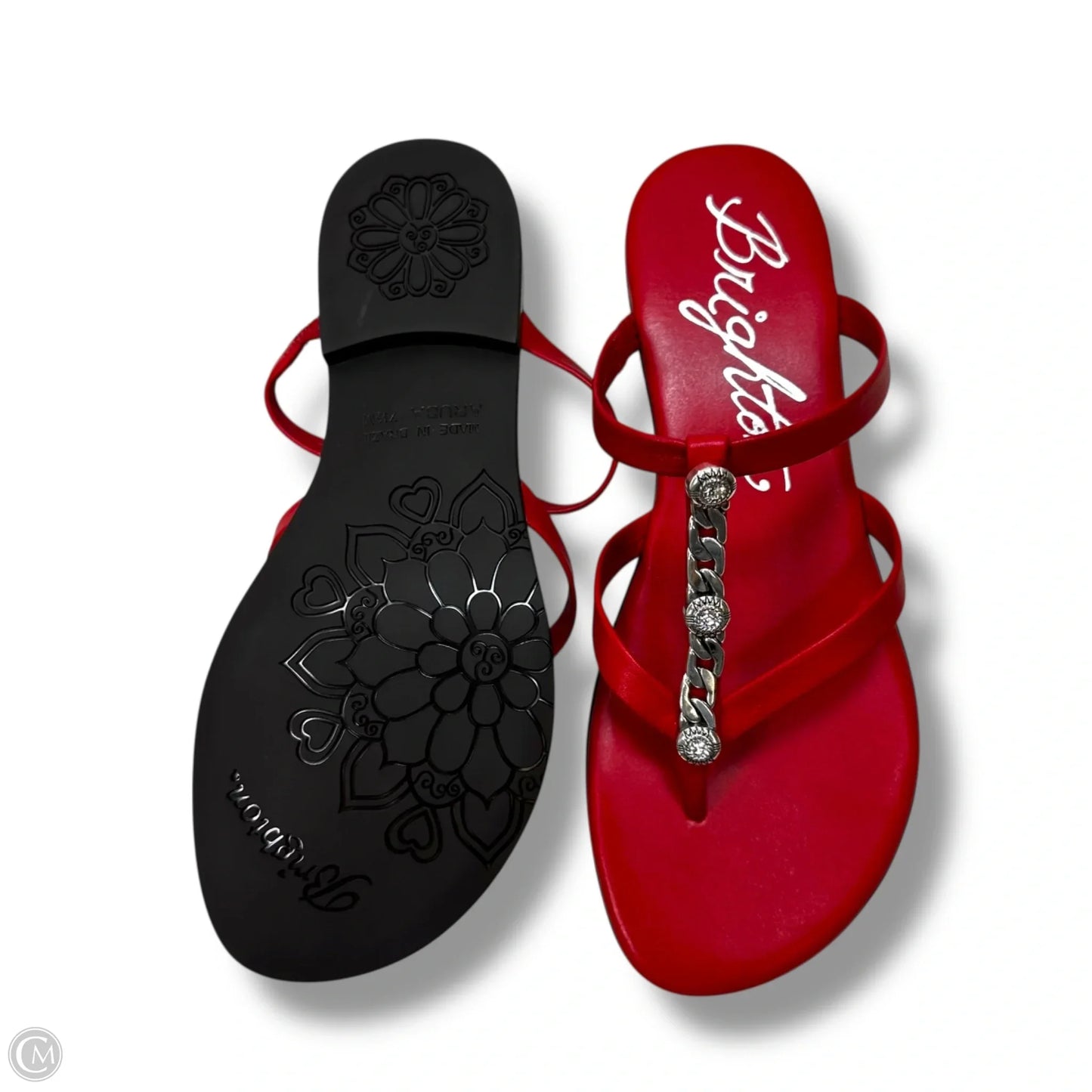Sandals Flats By Brighton In Red, Size: 7.5