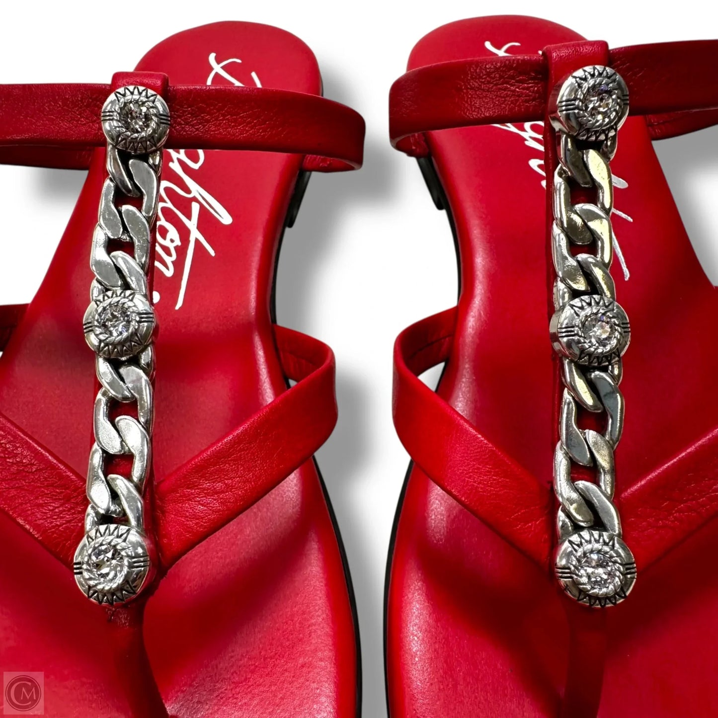 Sandals Flats By Brighton In Red, Size: 7.5