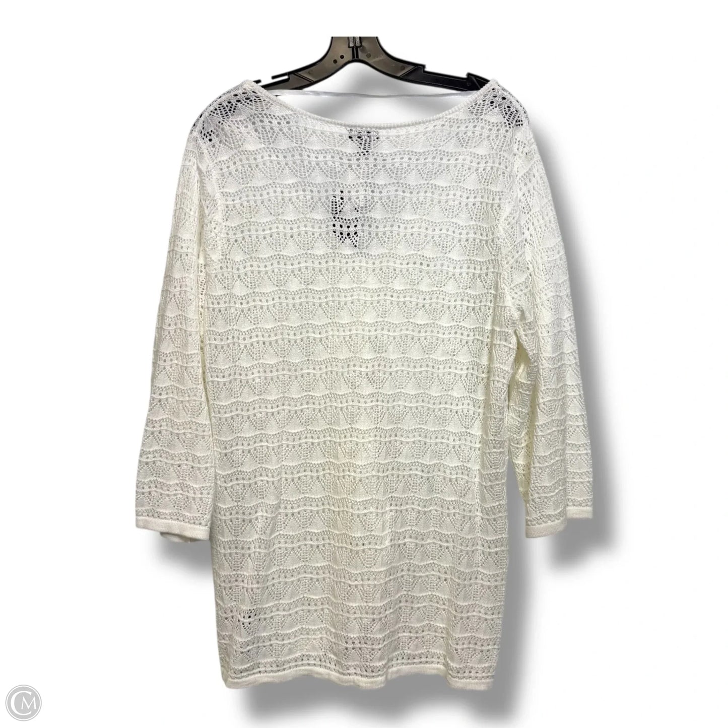 Top Long Sleeve By Torrid In White, Size: 2x
