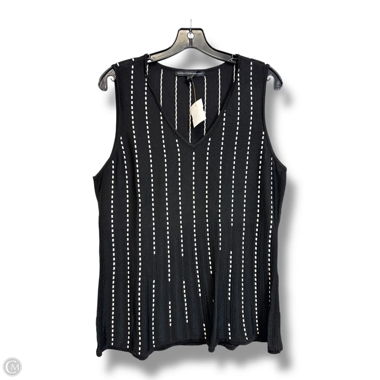 Top Sleeveless By White House Black Market In Black, Size: Xl