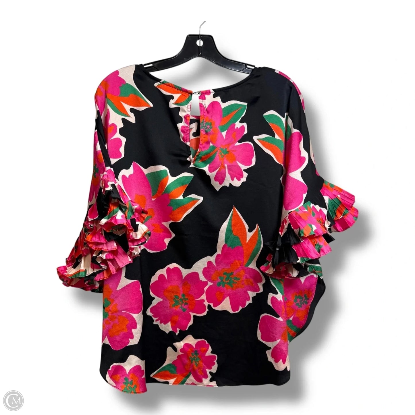 Top Short Sleeve By Jodifl In Floral Print, Size: S