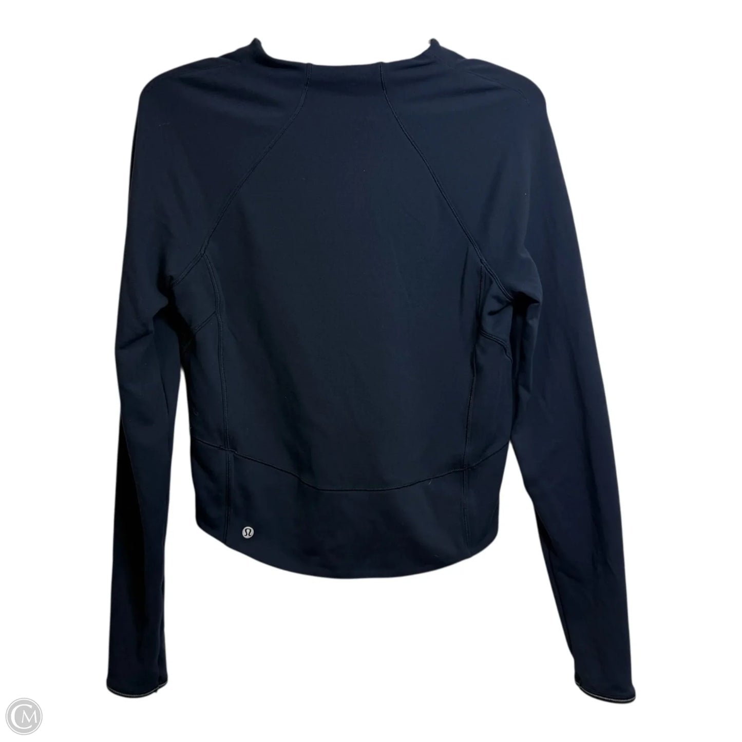 Athletic Top Long Sleeve Crewneck By Lululemon In Navy, Size: 6