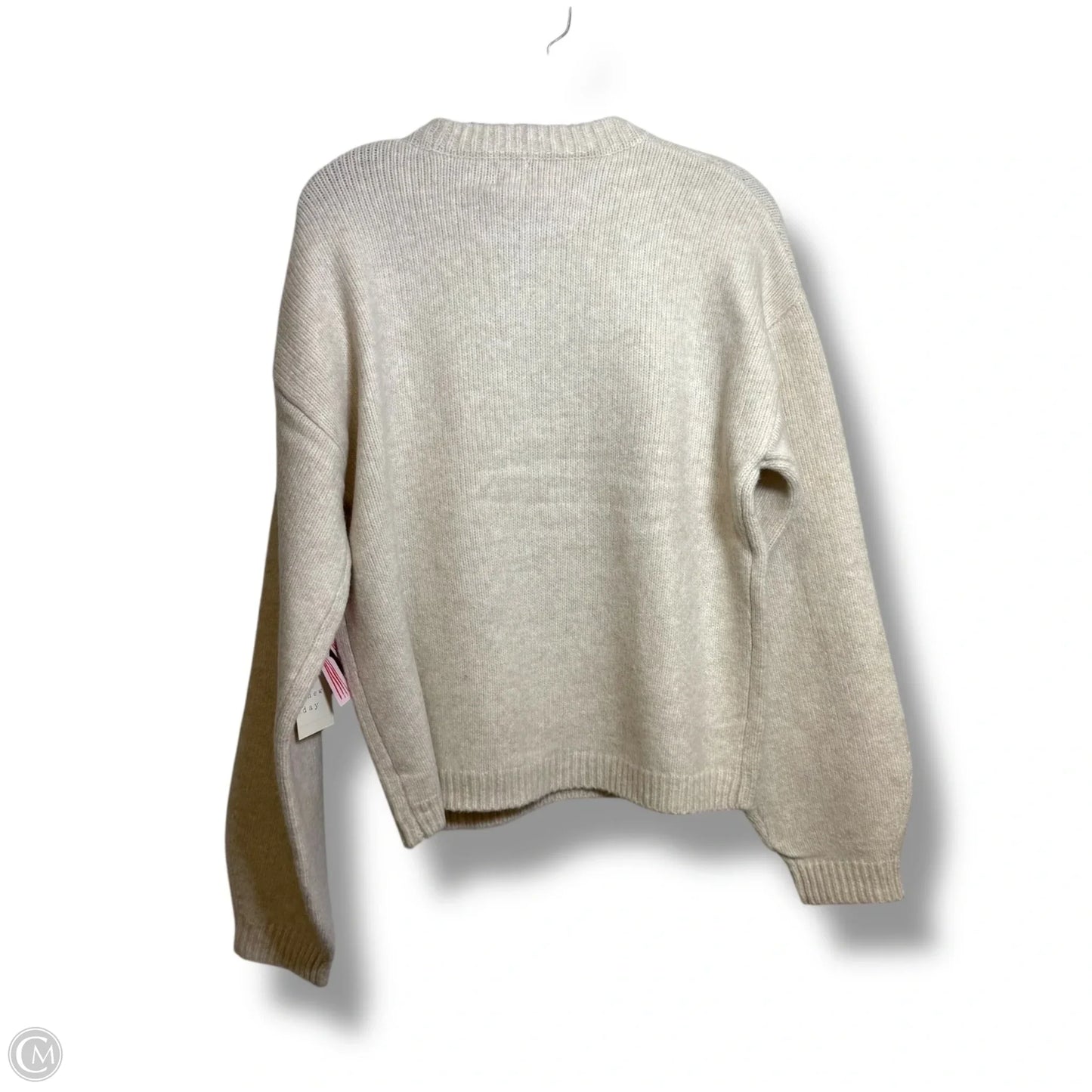 Bow Sweater By A New Day In Ivory, Size: M