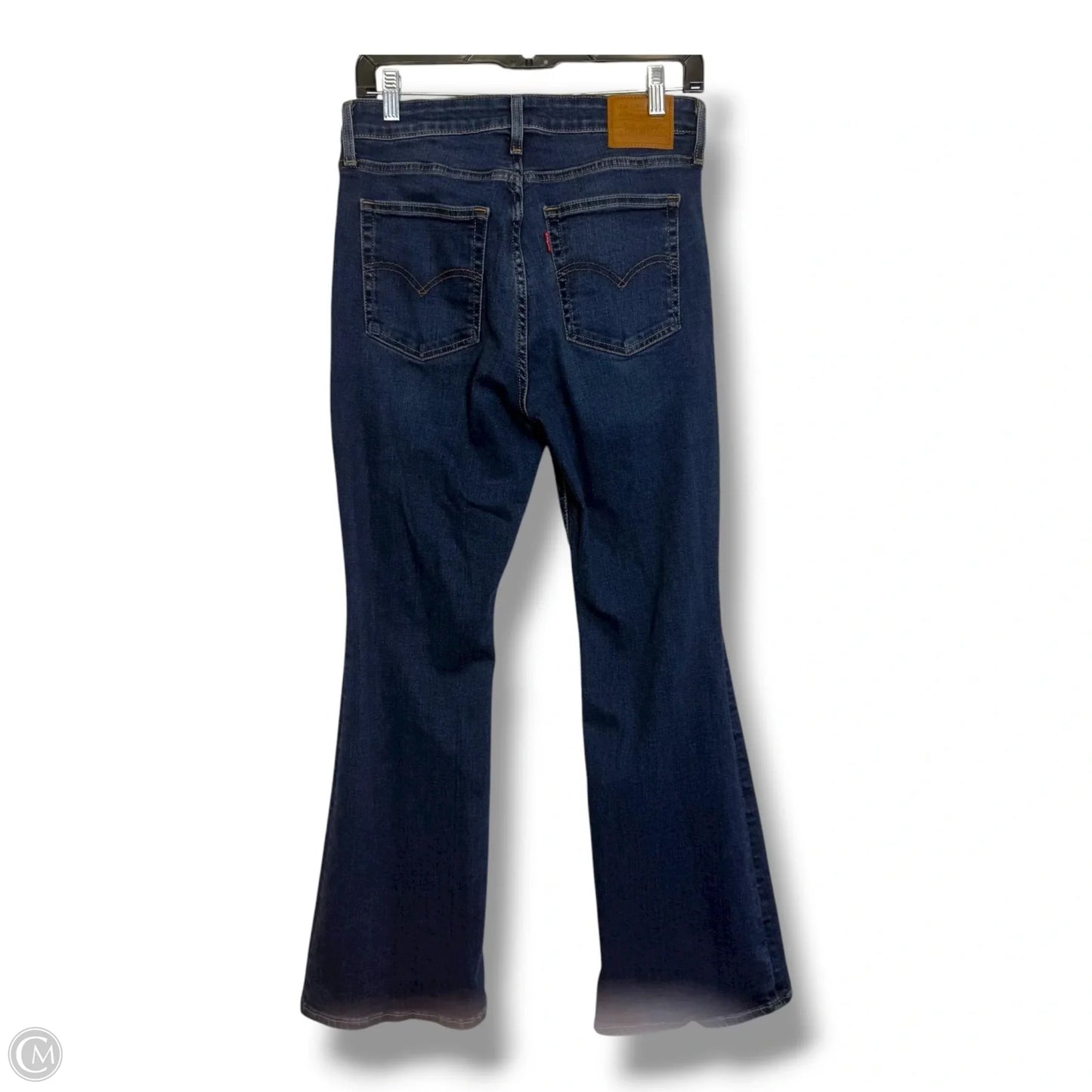 Jeans Flared By Levis In Blue Denim, Size: 10