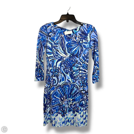 Dress Designer By Lilly Pulitzer In Blue, Size: Xxs