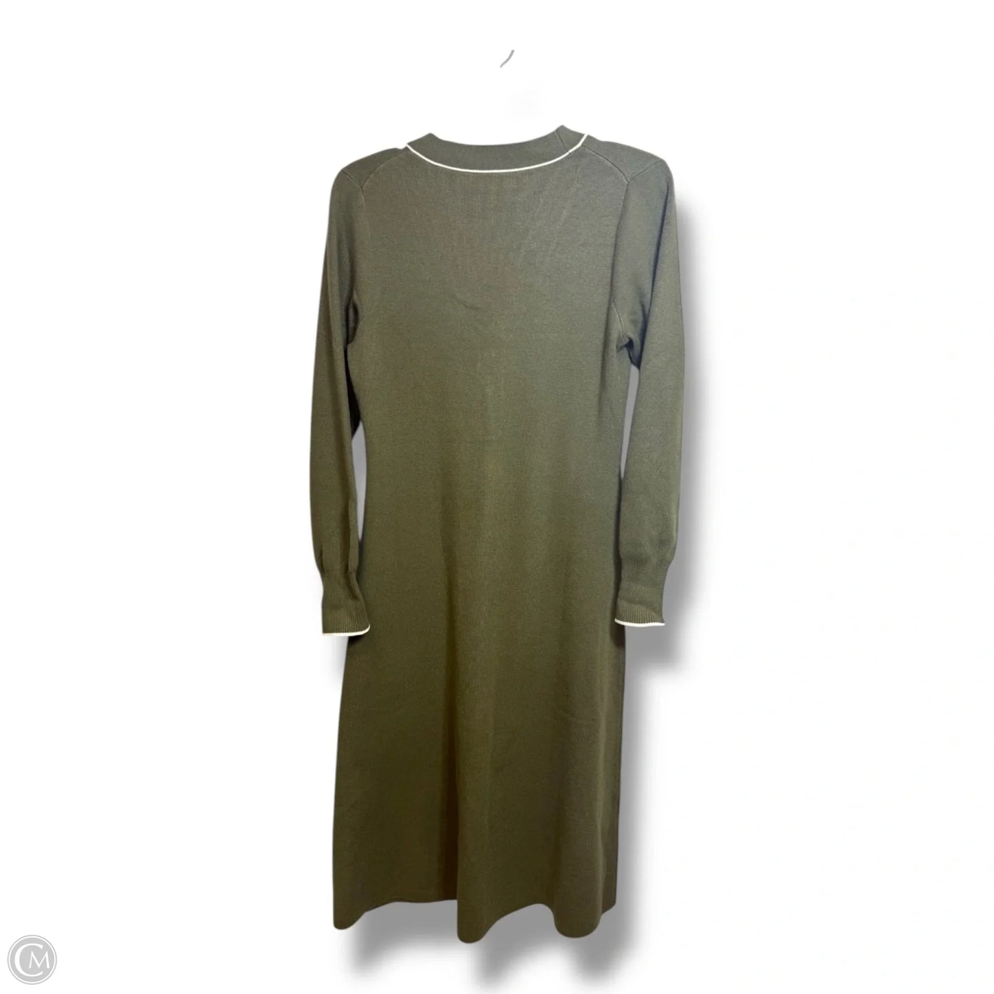 Dress Sweater By Free Assembly In Green, Size: M