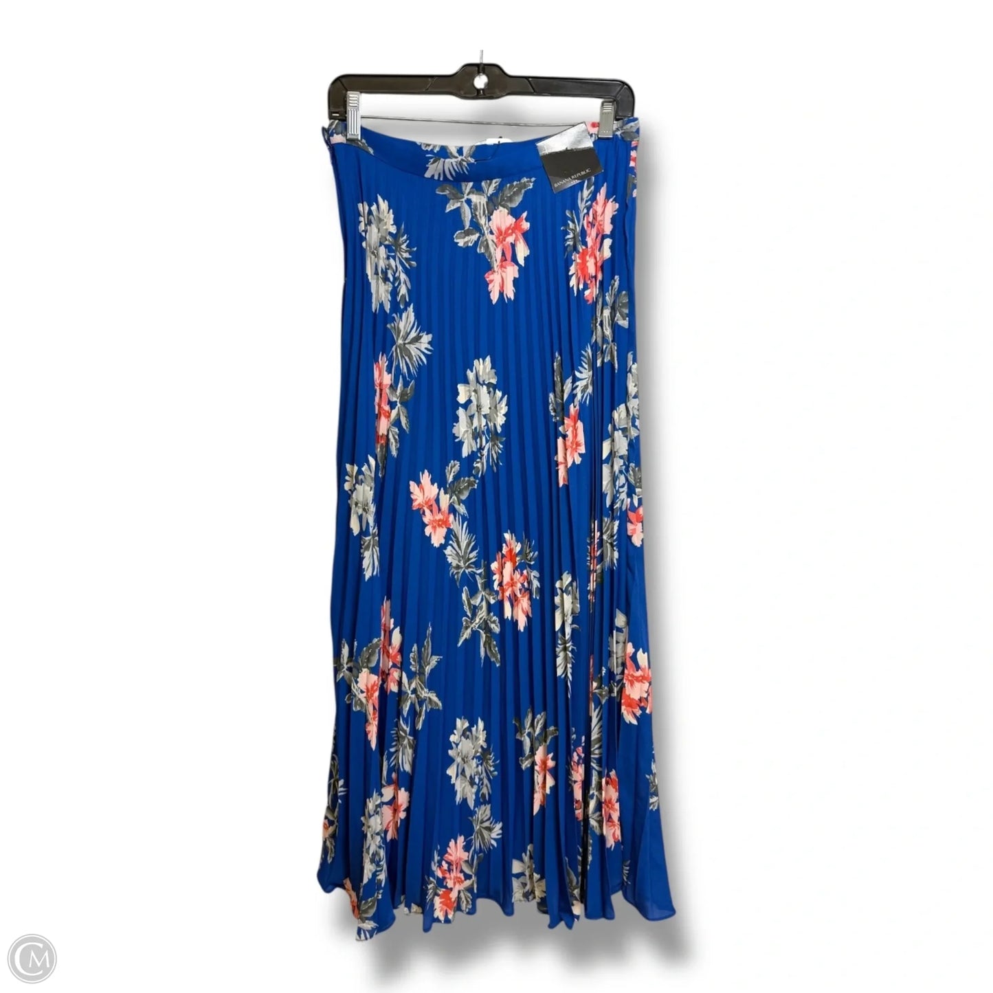 Skirt Maxi By Banana Republic In Blue, Size: 4