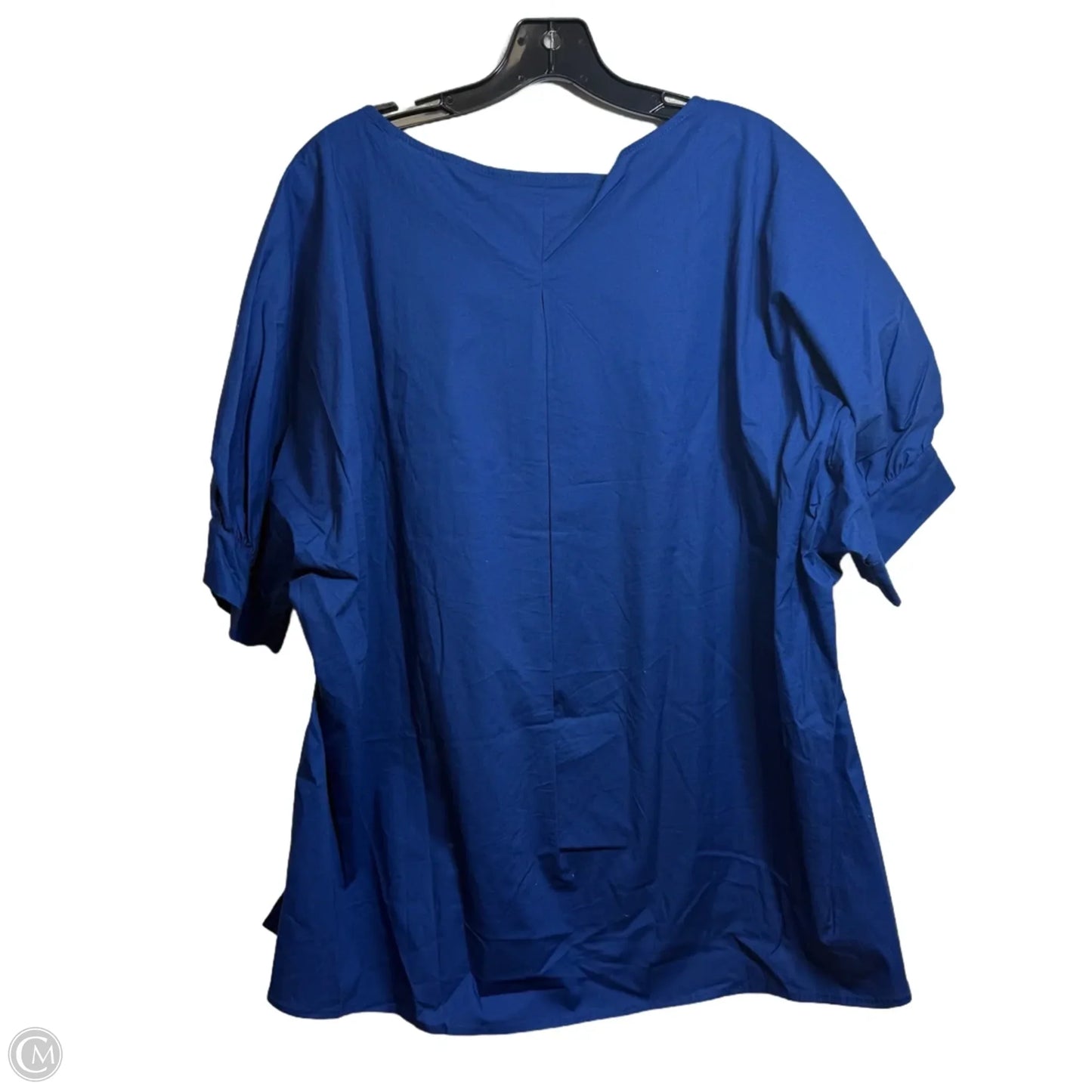 Top Short Sleeve By Melloday In Blue, Size: L