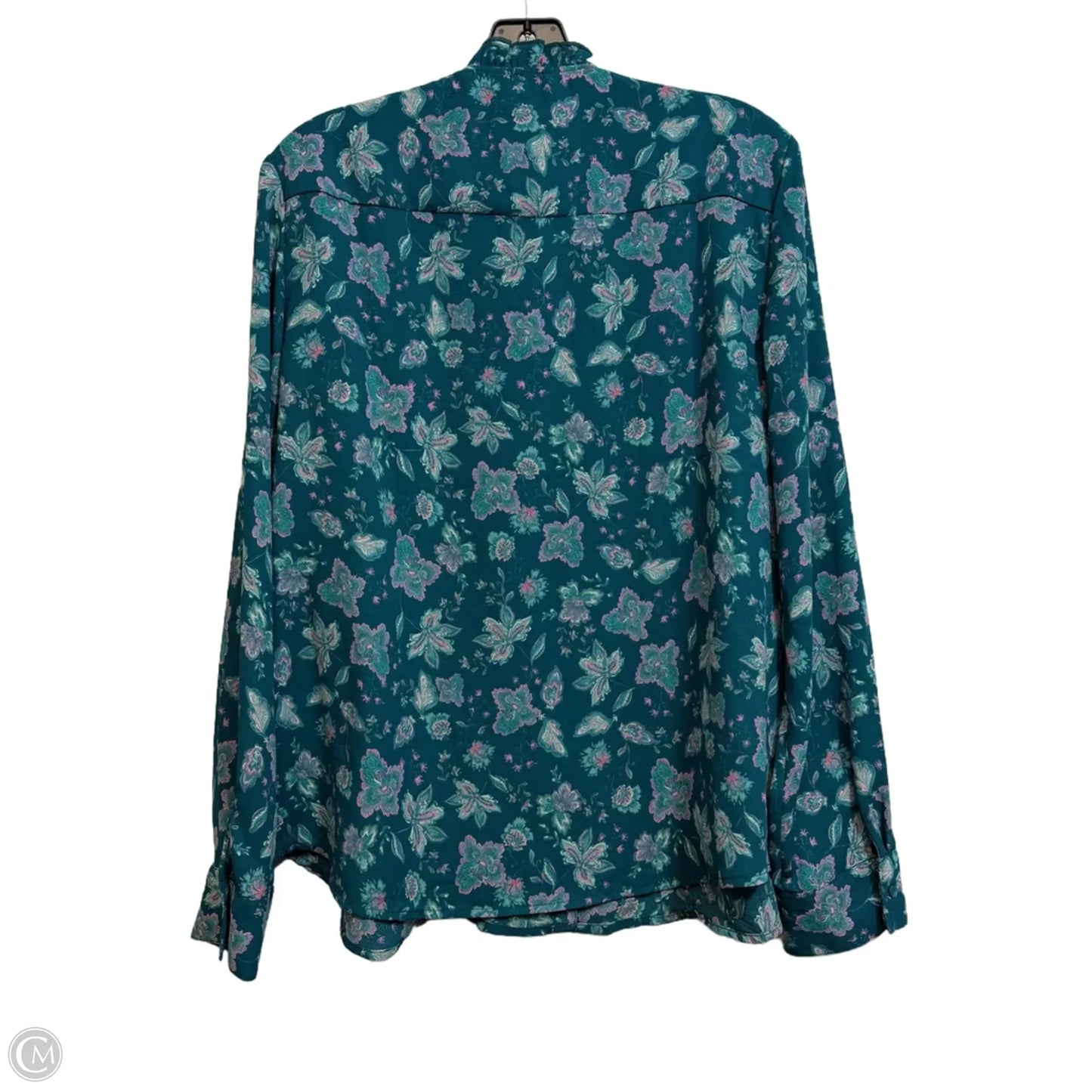 Top Long Sleeve By Nanette By Nanette Lepore In Tortoise Shell Print, Size: Xl