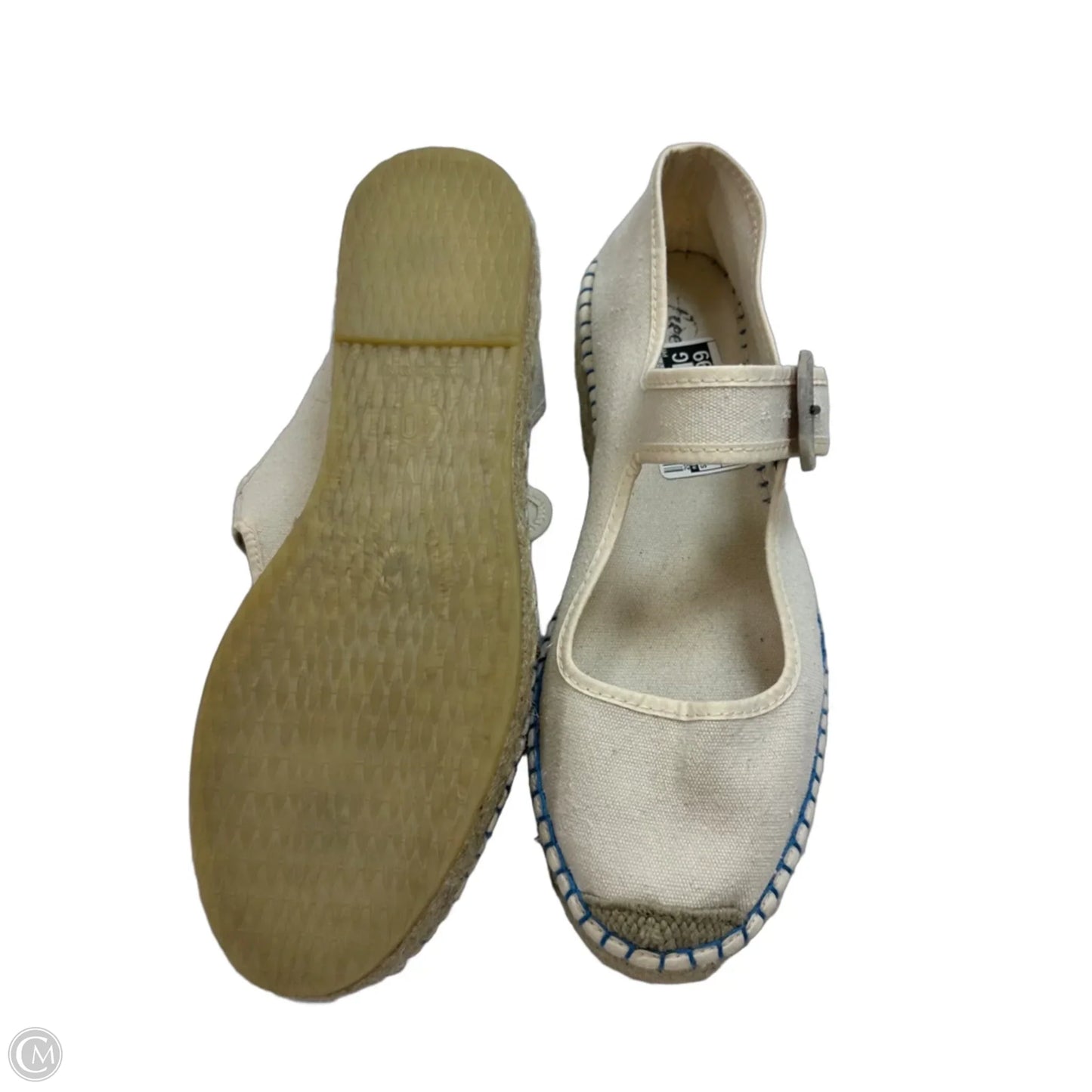 Shoes Flats By Free People In Ivory, Size: 9