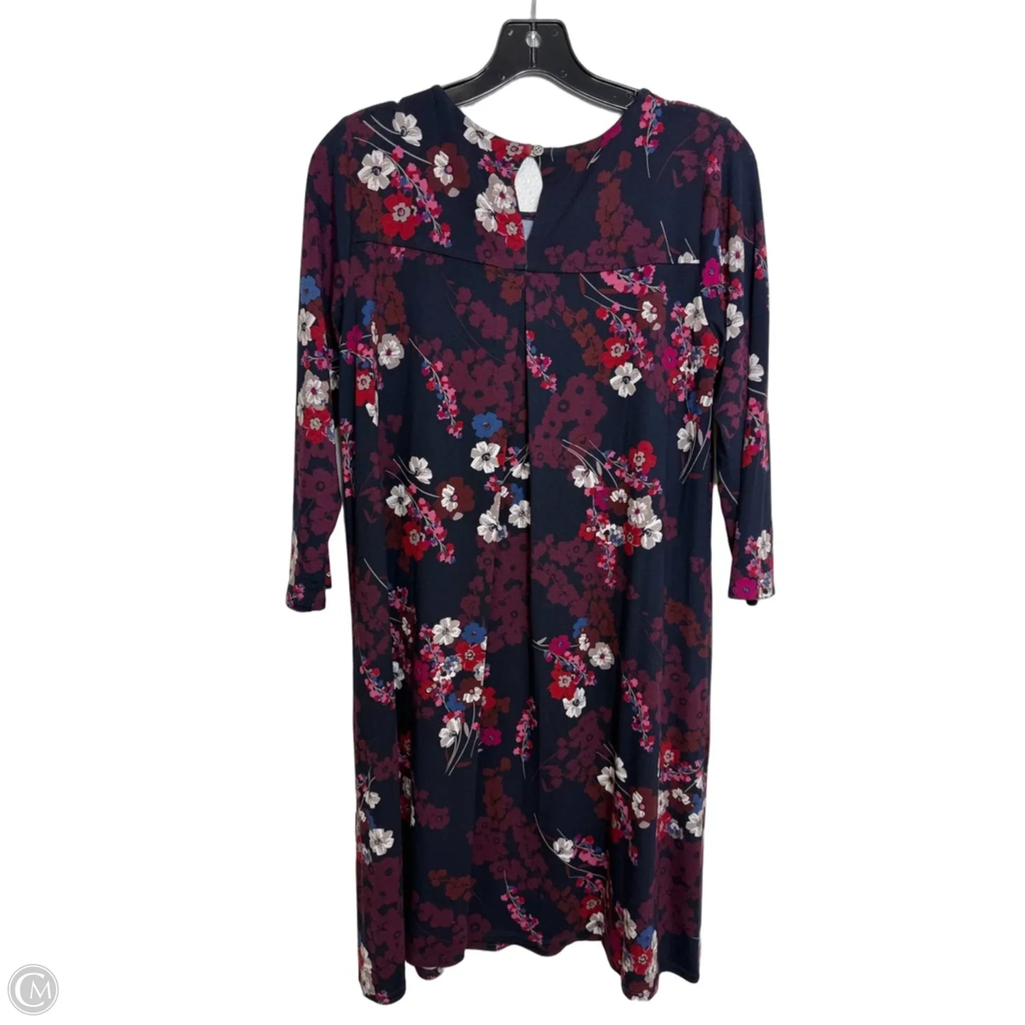 Dress Casual Maxi By J. Jill In Blue & Red, Size: S