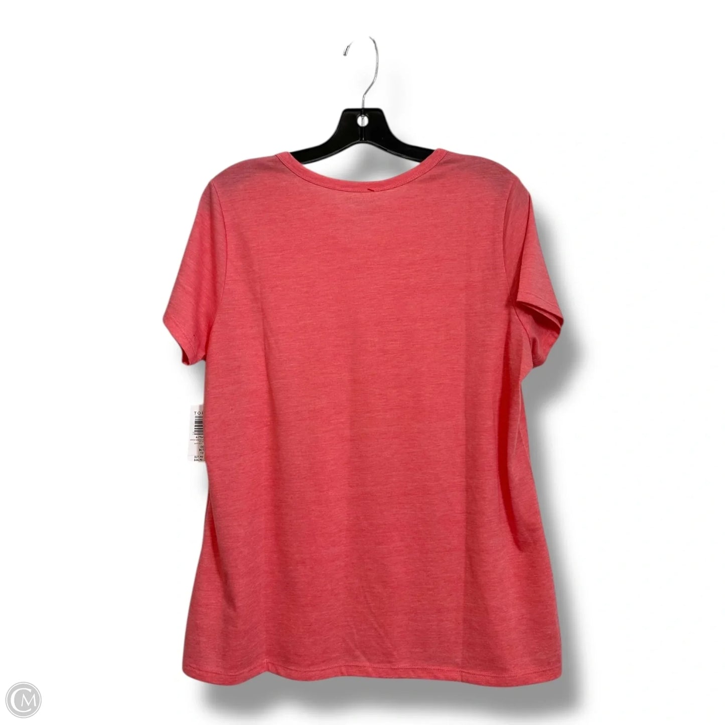 Top Short Sleeve By Torrid In Coral, Size: Xl