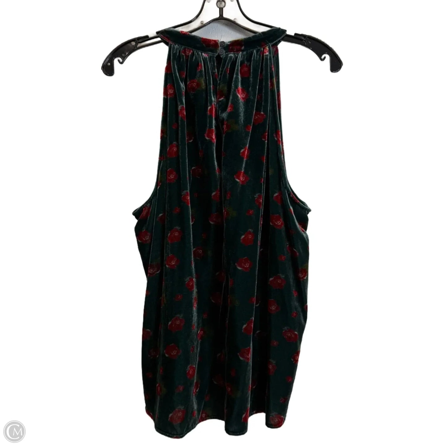 Top Sleeveless By Loft In Green, Size: Xl