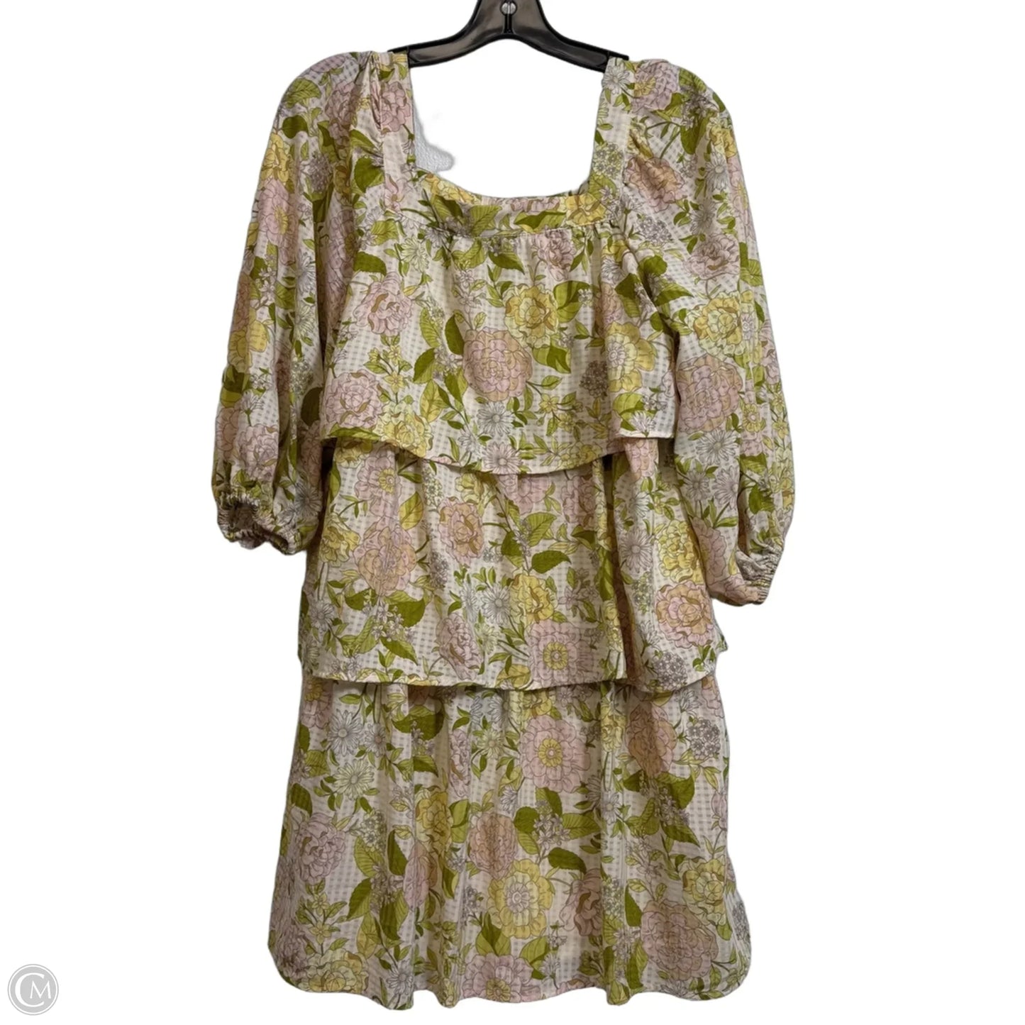 Dress Casual Midi By Who What Wear In Floral Print, Size: Xs