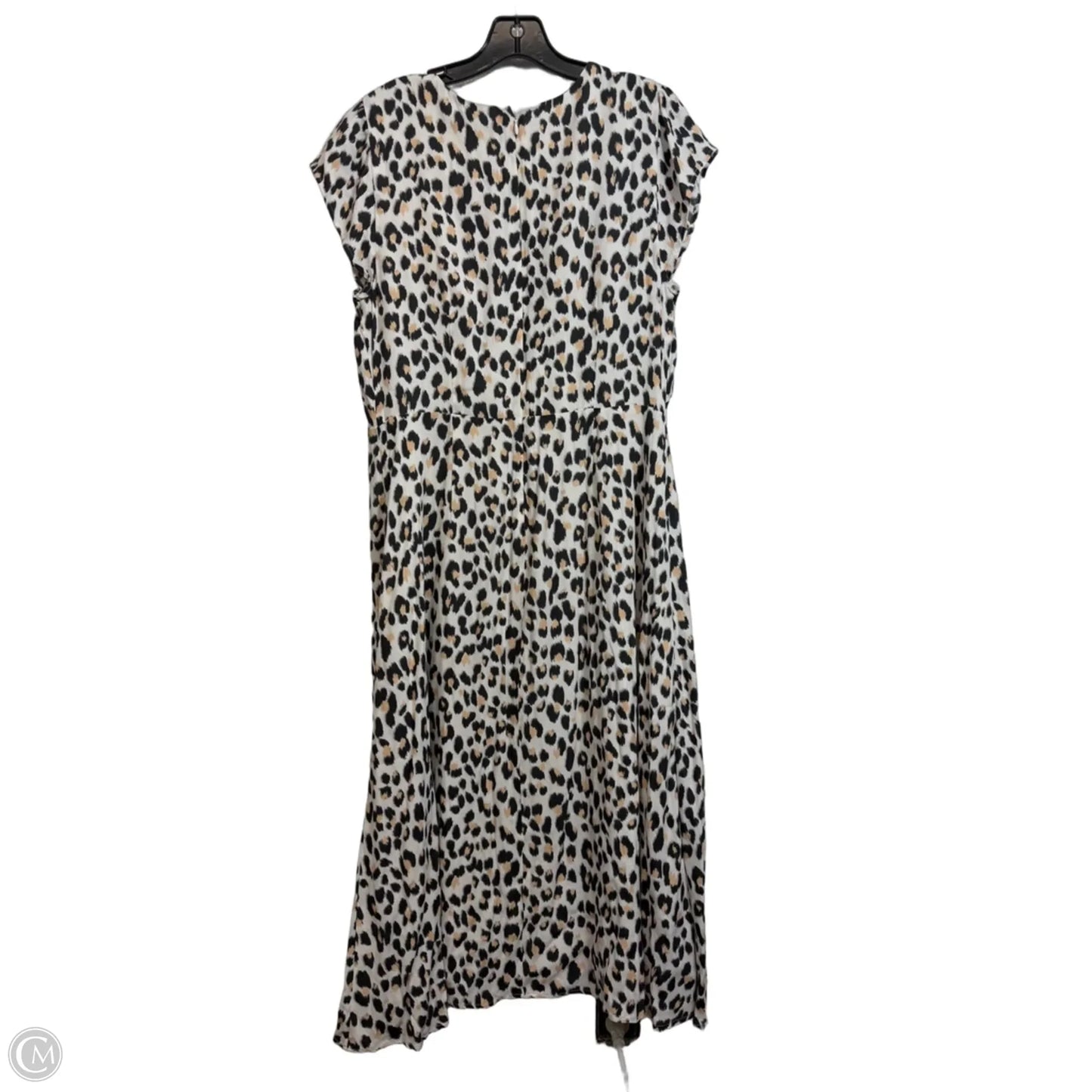 Dress Casual Midi By Loft In Animal Print, Size: 10