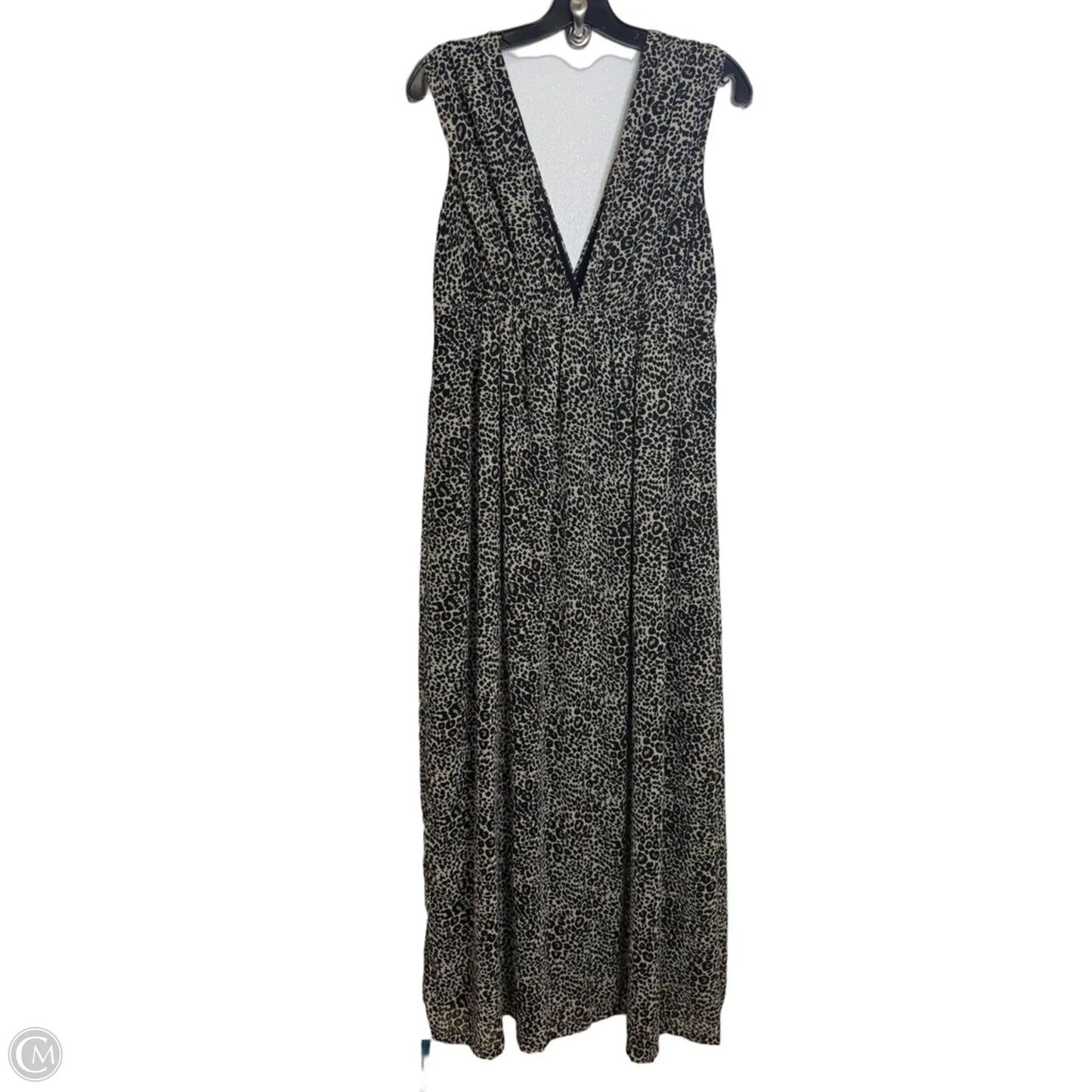 Dress Casual Maxi By H&m In Animal Print, Size: L