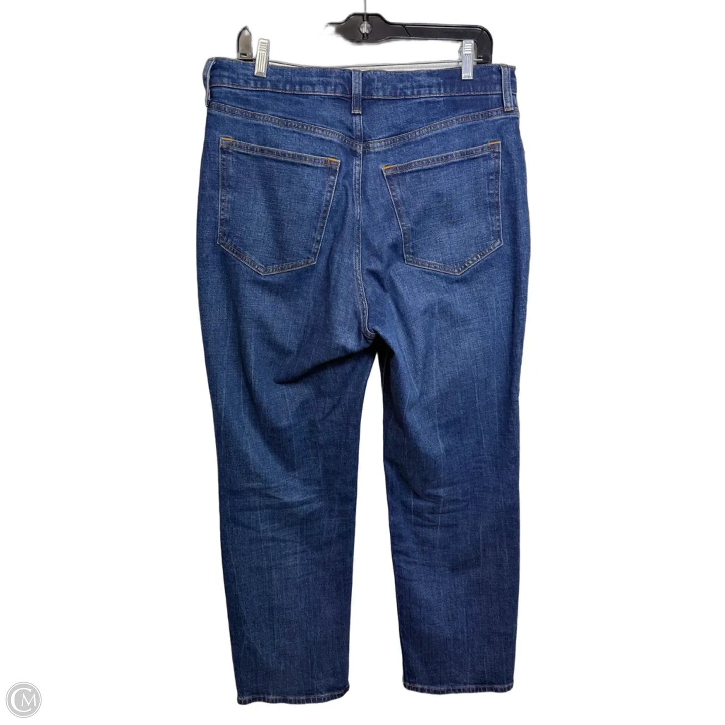 Jeans Straight By Abercrombie And Fitch In Blue Denim, Size: 12