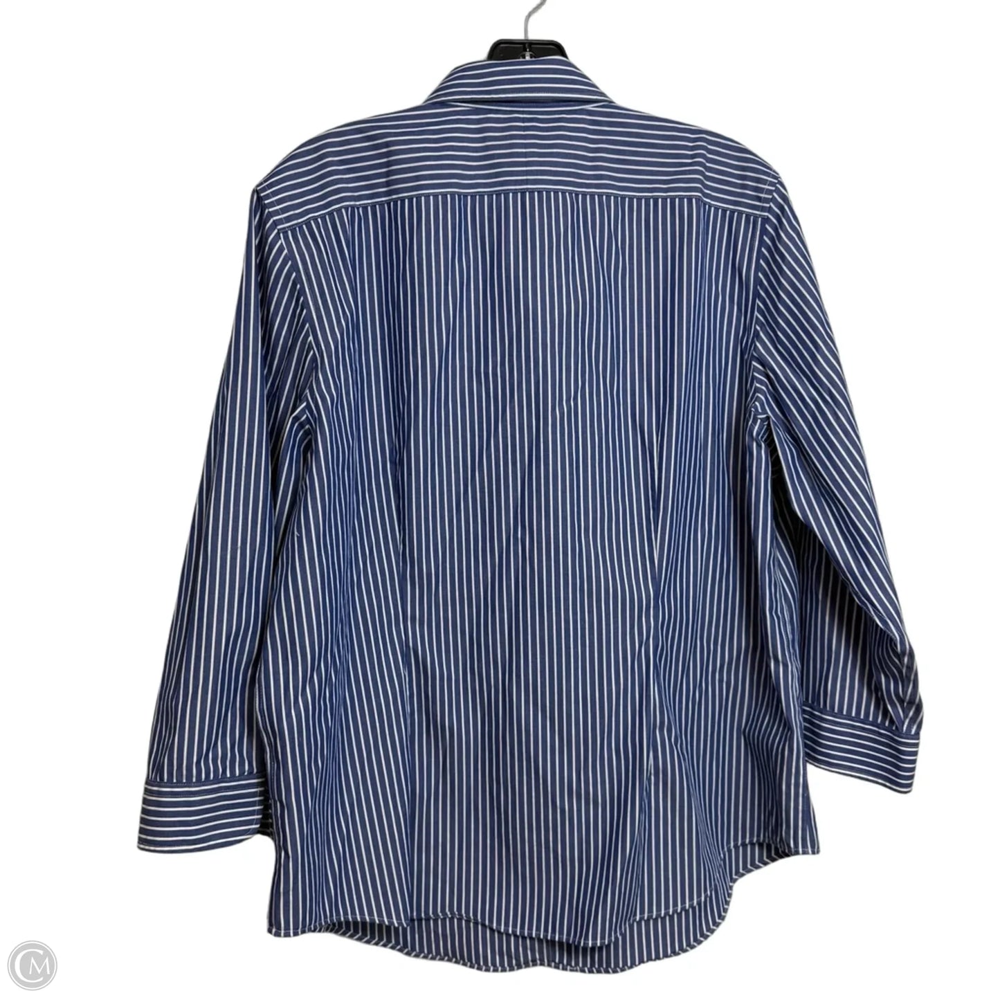 Top Long Sleeve By Lauren By Ralph Lauren In Striped Pattern, Size: Xl