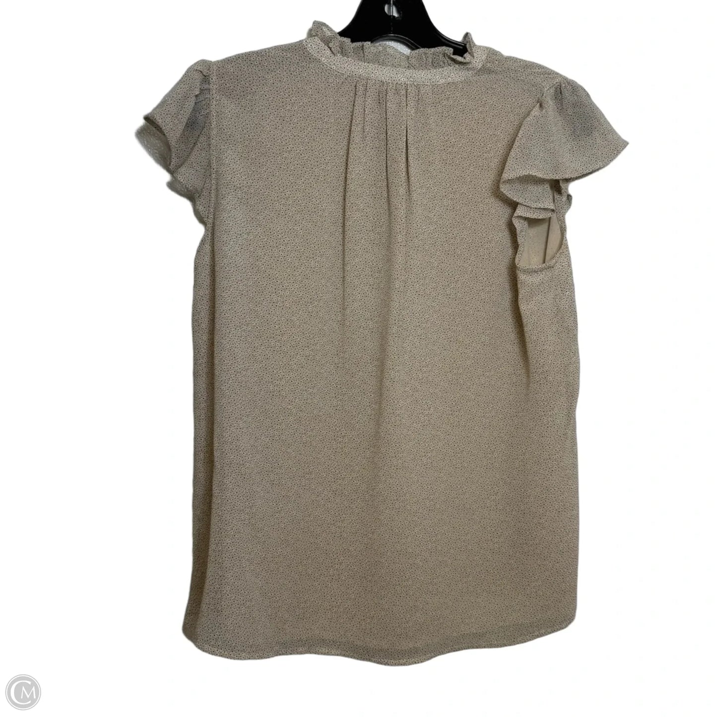 Top Sleeveless By Adrianna Papell In Taupe, Size: S