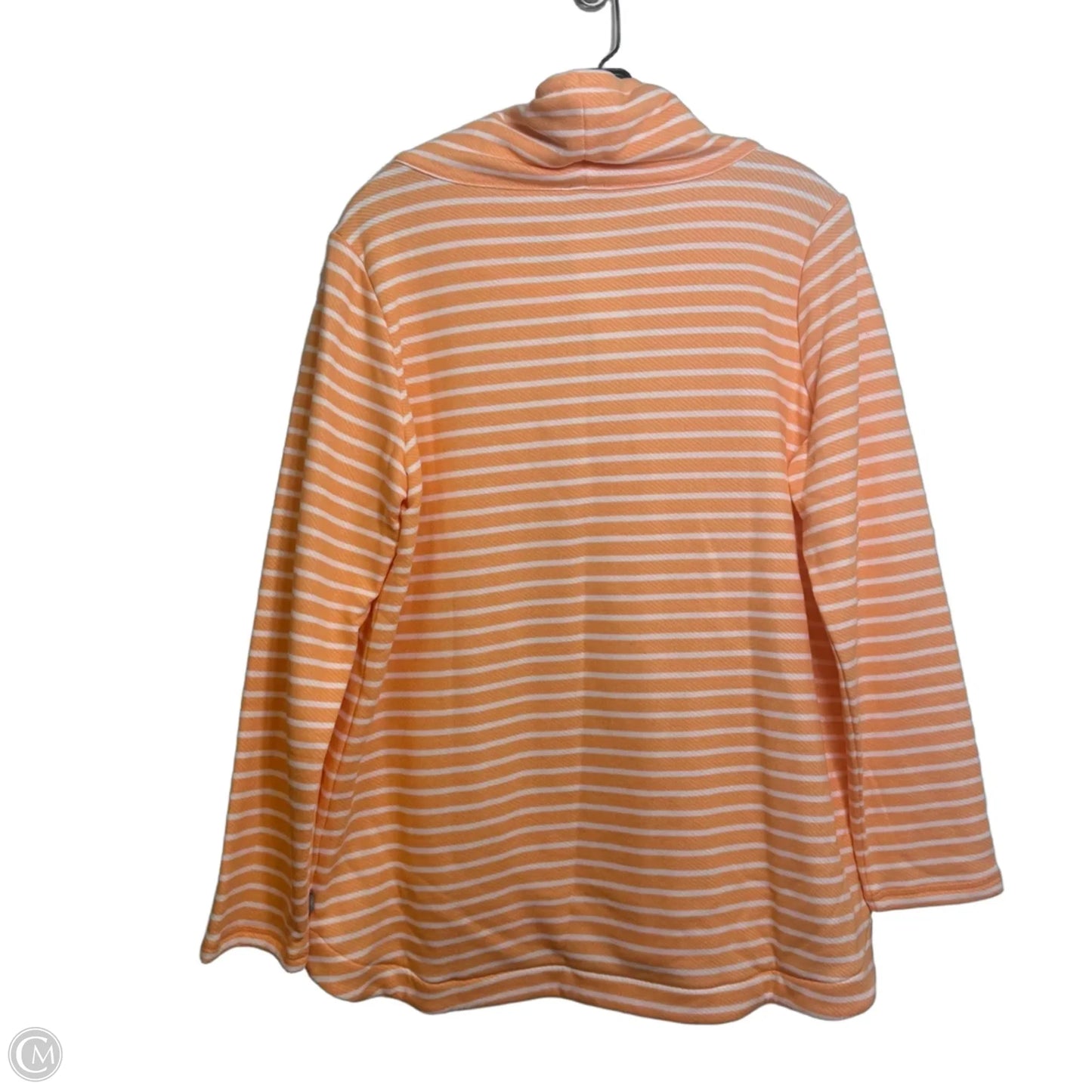 Top Long Sleeve By Talbots In Striped Pattern, Size: 2x