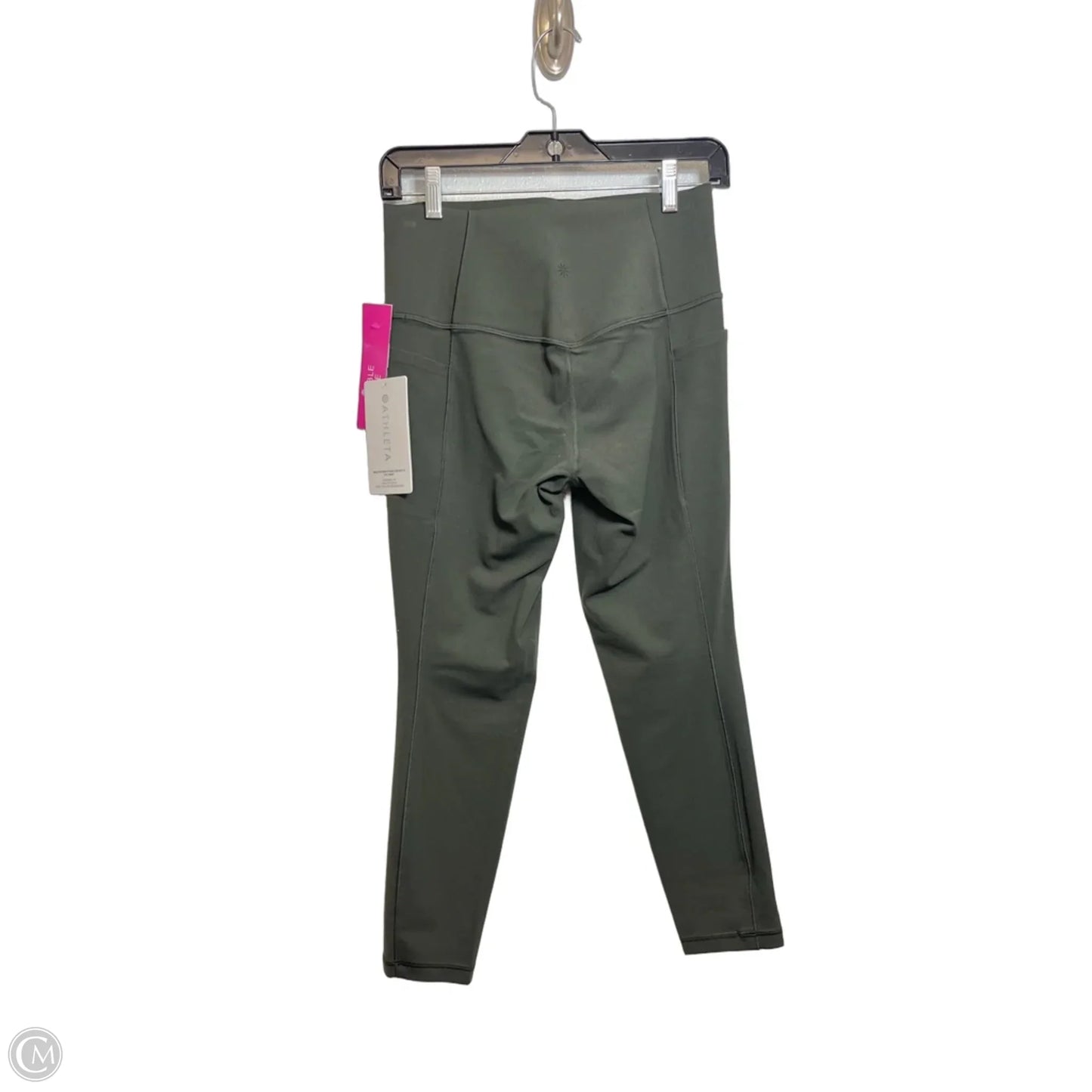 Athletic Leggings By Athleta In Green, Size: M