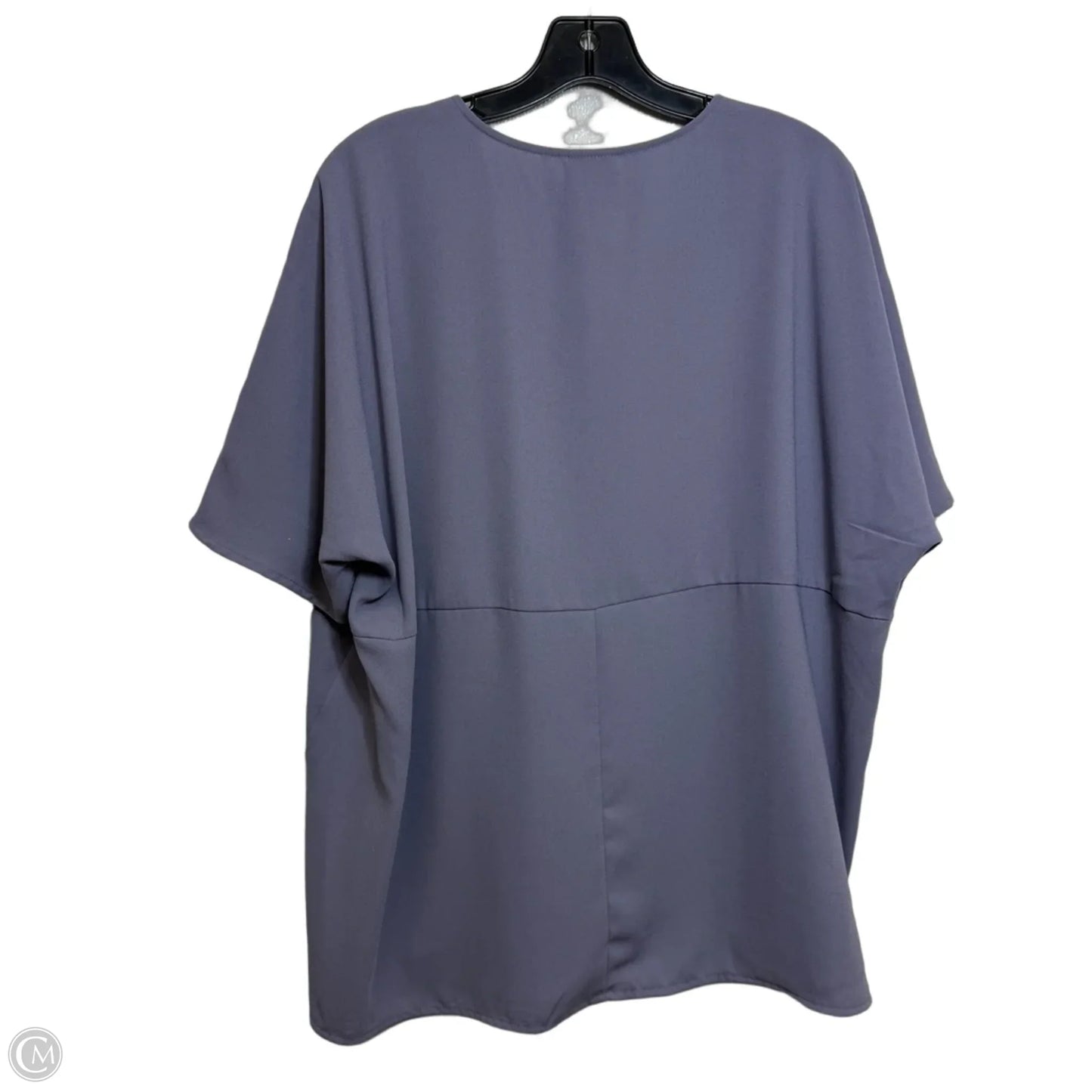 Top Short Sleeve By Worthington In Purple, Size: Lp