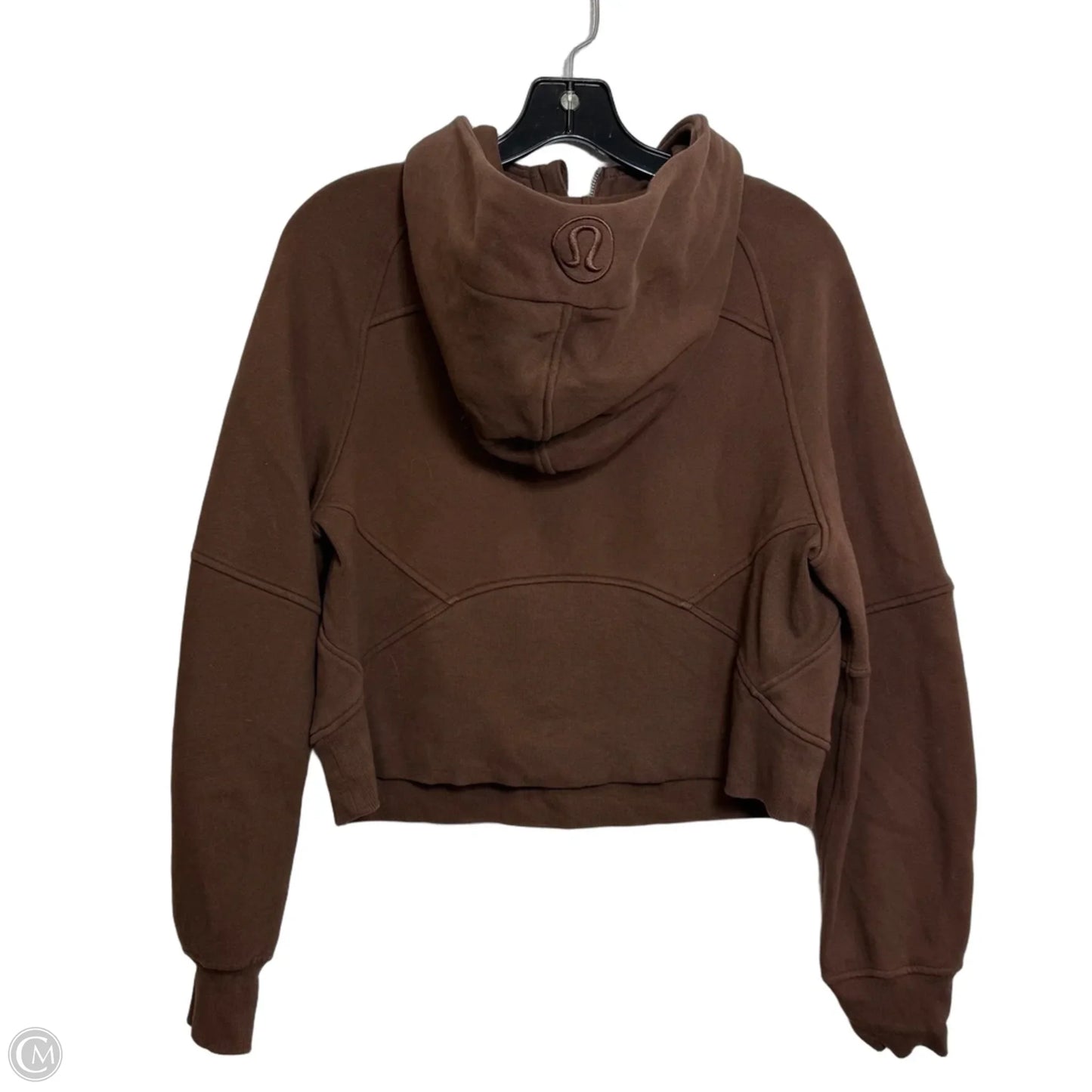 Sweatshirt Hoodie By Lululemon In Brown, Size: Xs