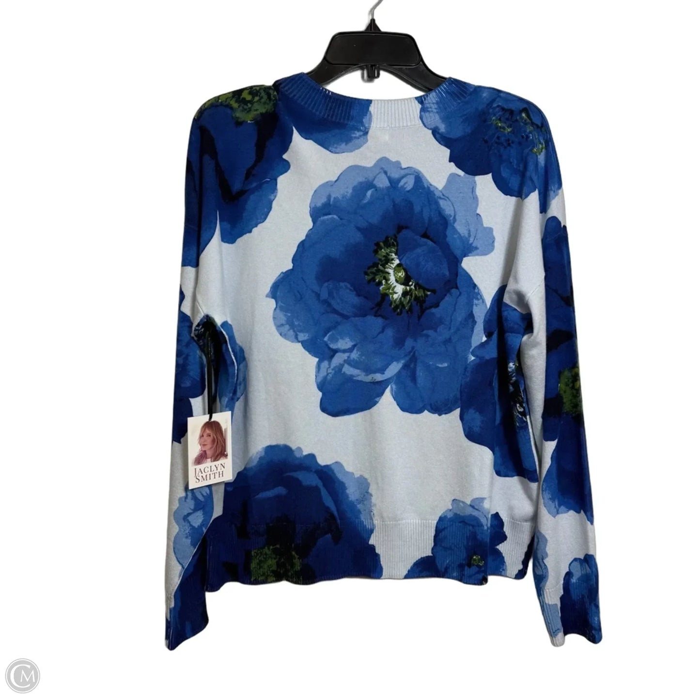 Sweater By Jaclyn Smith In Blue, Size: Xl