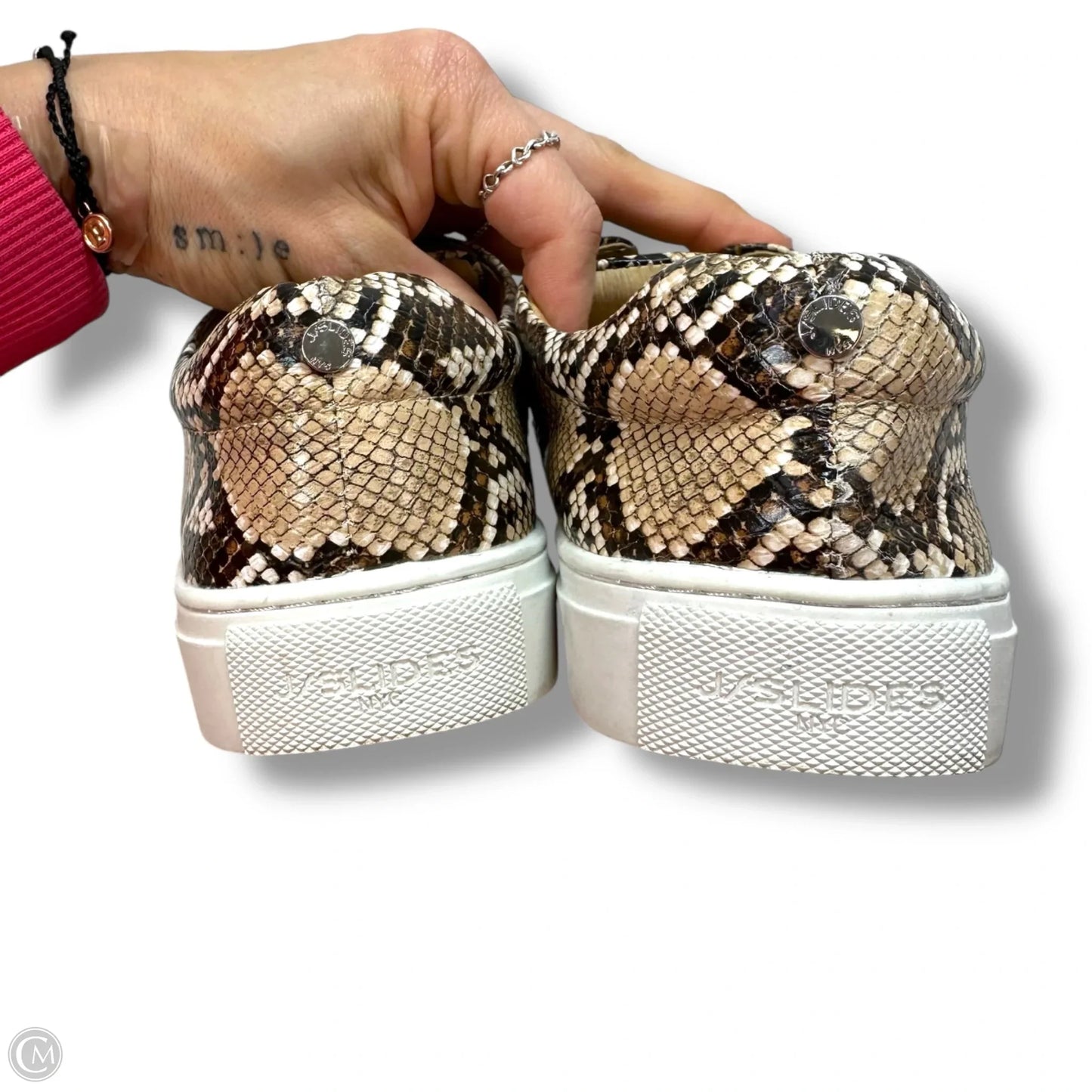 Shoes Sneakers By J Slides In Animal Print, Size: 8.5