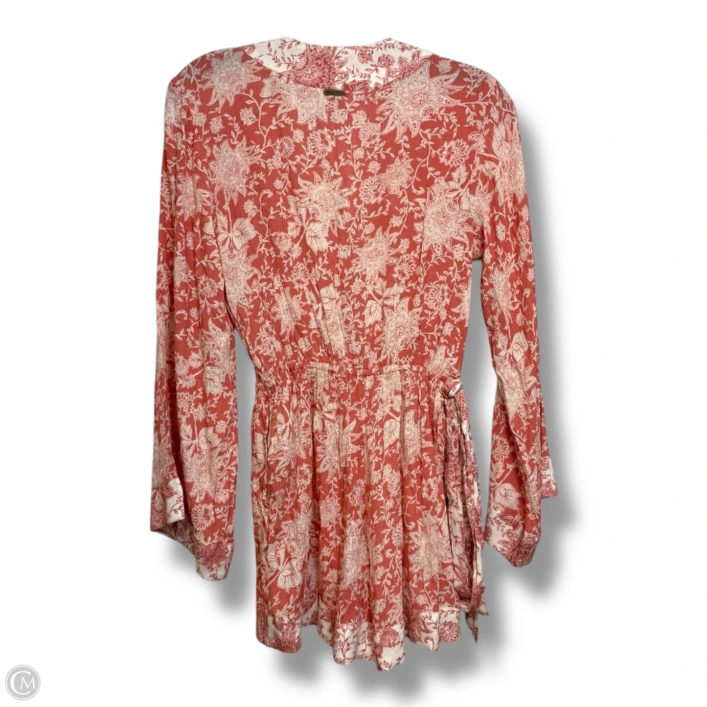 Romper By Billabong In Floral Print, Size: Xs