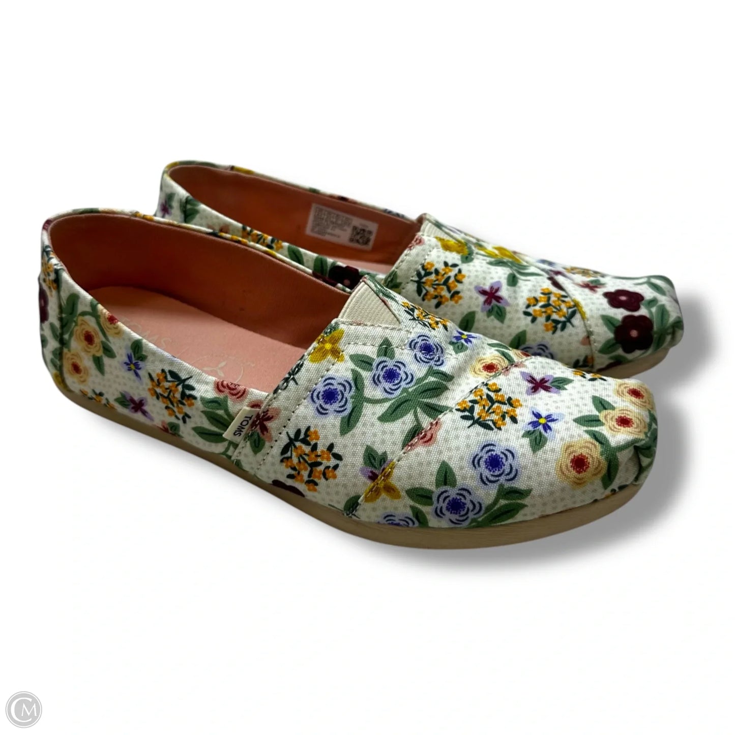 Shoes Flats By Toms In Floral Print, Size: 6.5