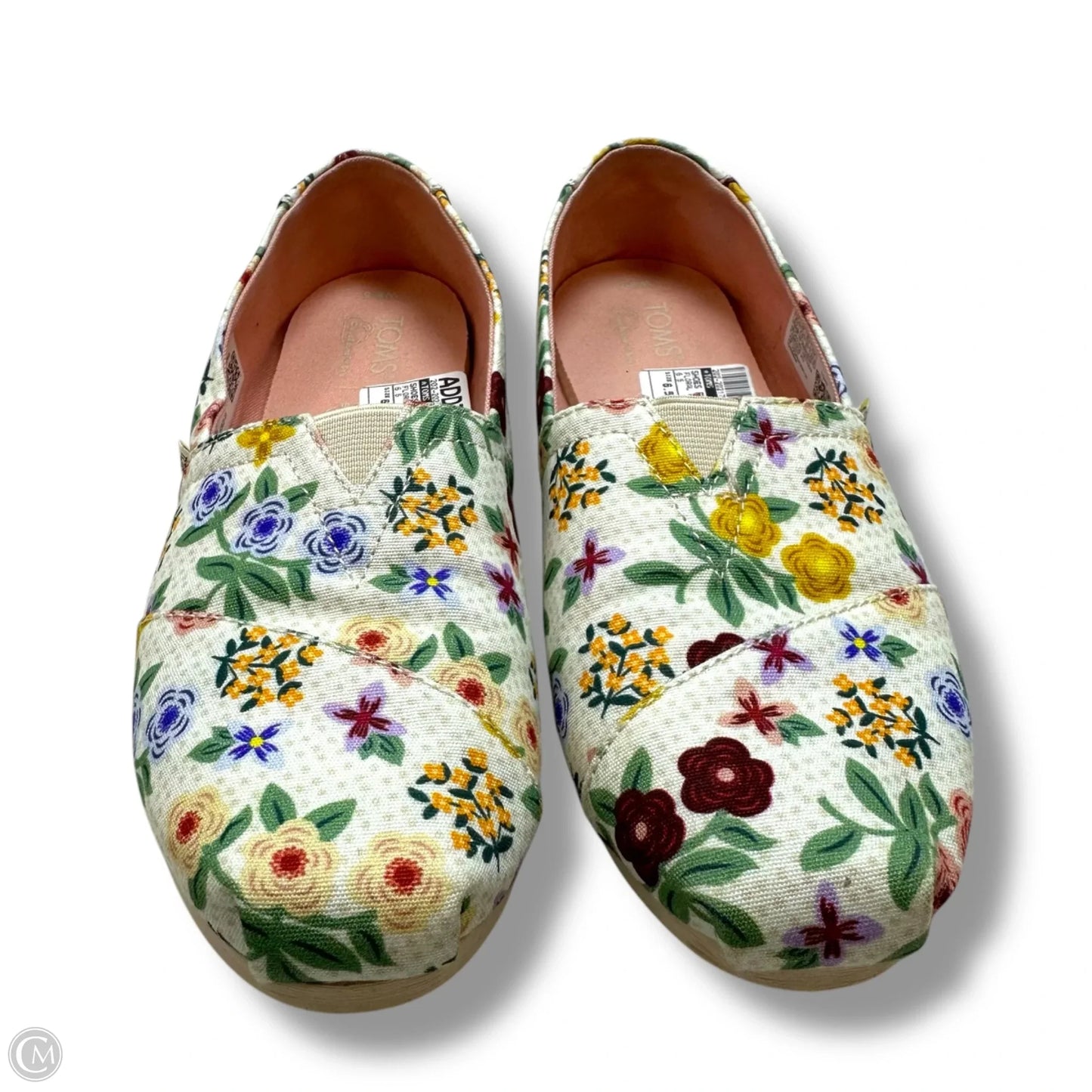 Shoes Flats By Toms In Floral Print, Size: 6.5