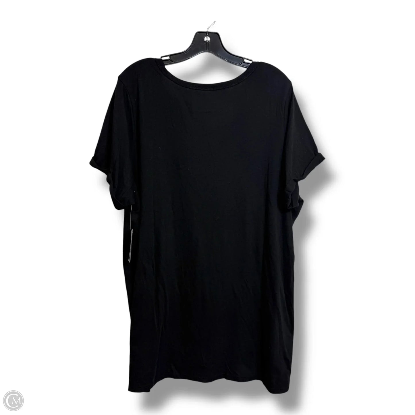 Top Short Sleeve By Torrid In Black, Size: 3x