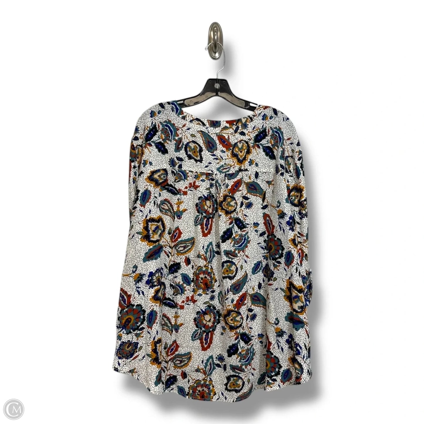 Blouse Long Sleeve By Maurices In Floral Print, Size: 3x