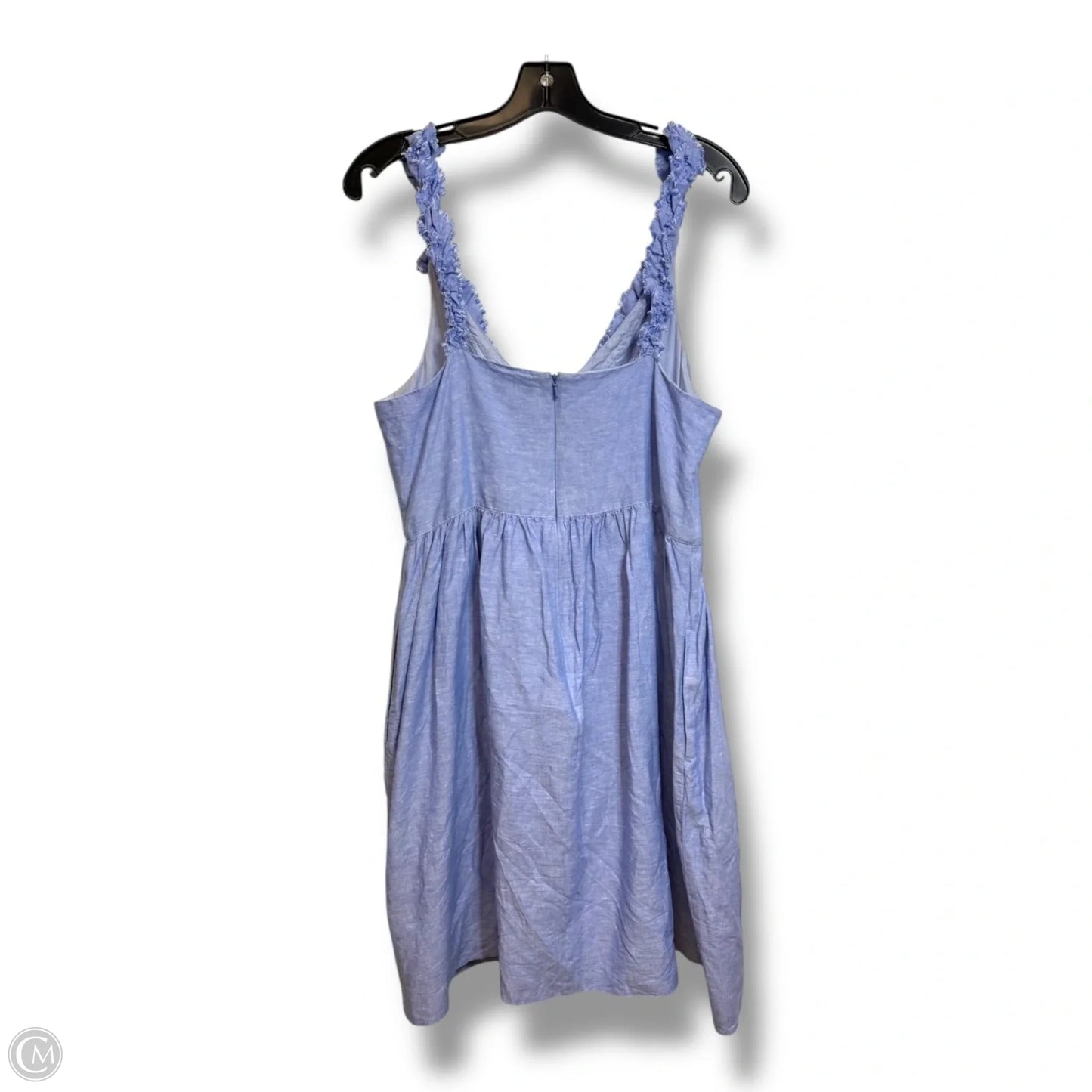 Dress Casual Midi By Banana Republic In Blue, Size: 14