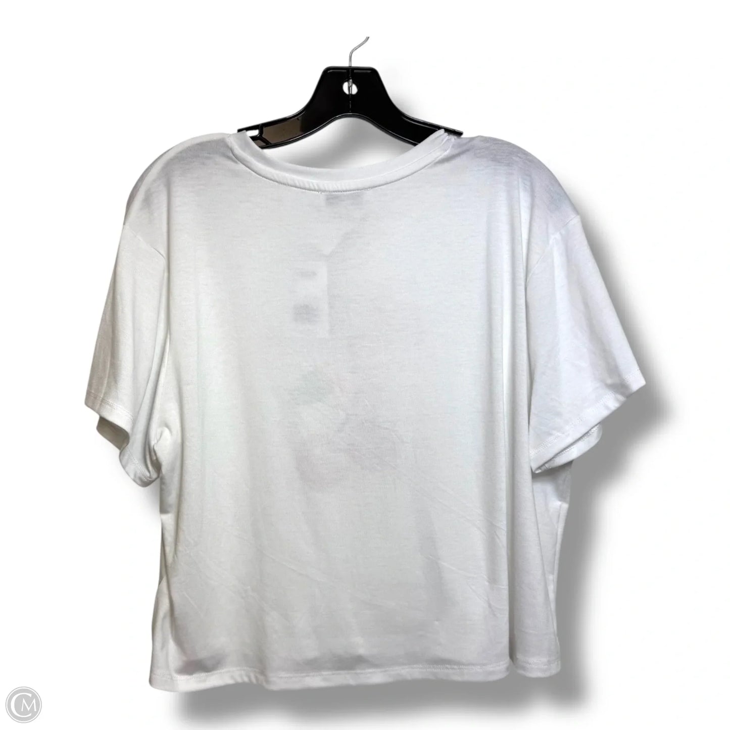 Top Short Sleeve By Freshman In White, Size: Xl