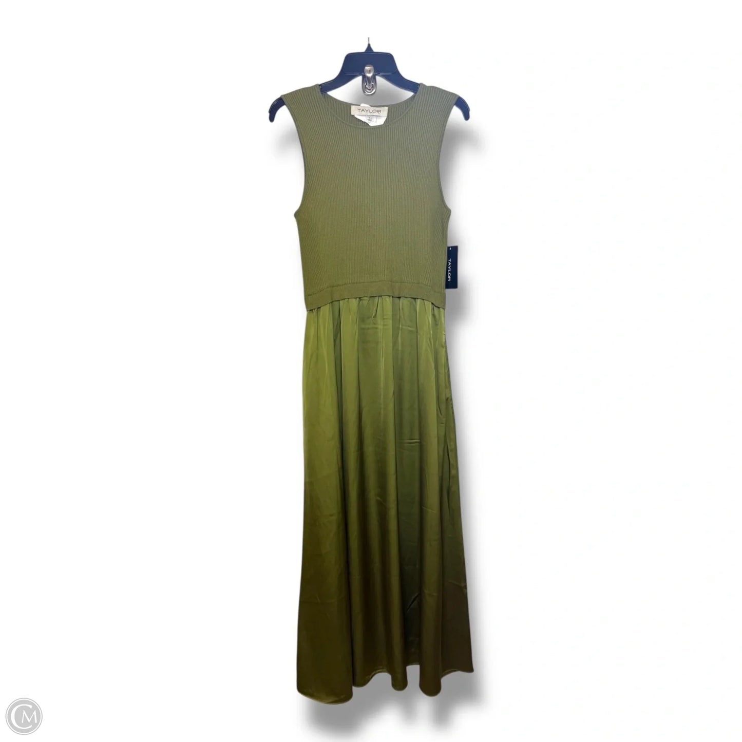 Dress Casual Maxi By Taylor In Green, Size: L