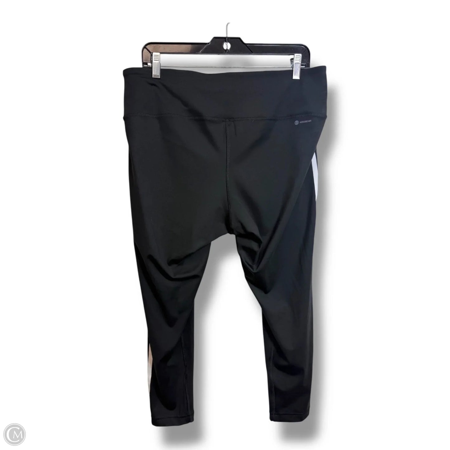 Athletic Pants By Adidas In Black, Size: 1x