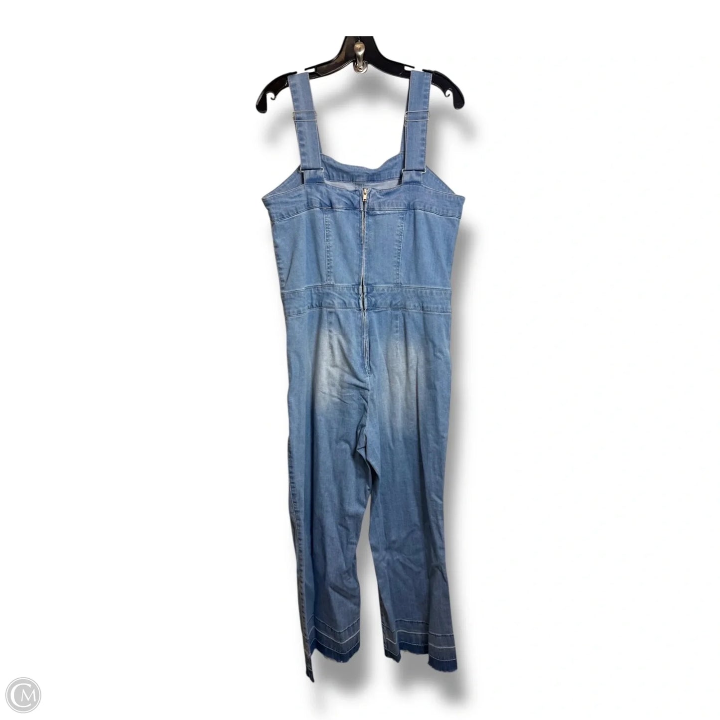 Jumpsuit By Dollhouse In Blue Denim, Size: 14