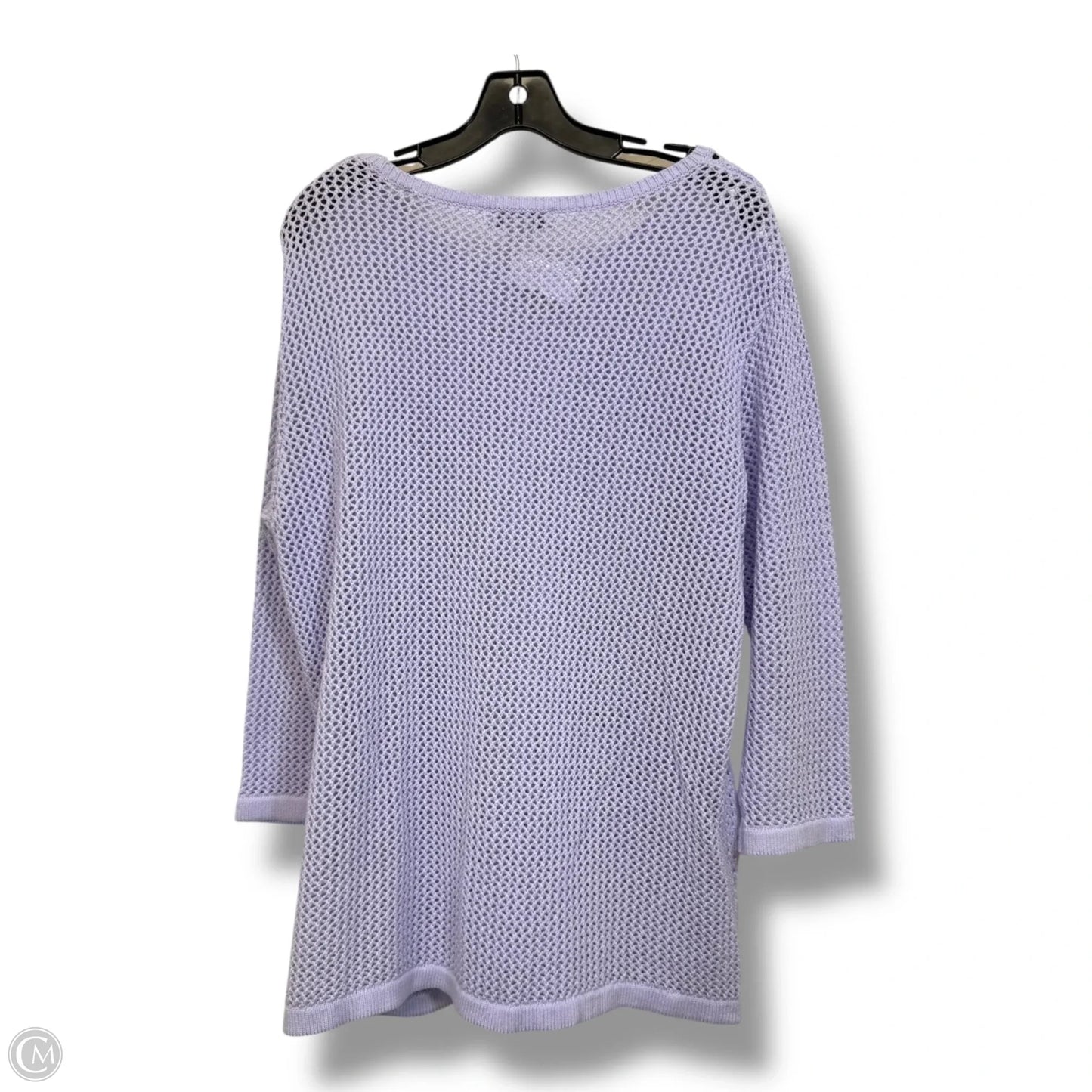 Top Long Sleeve By Christopher And Banks In Purple, Size: Xl