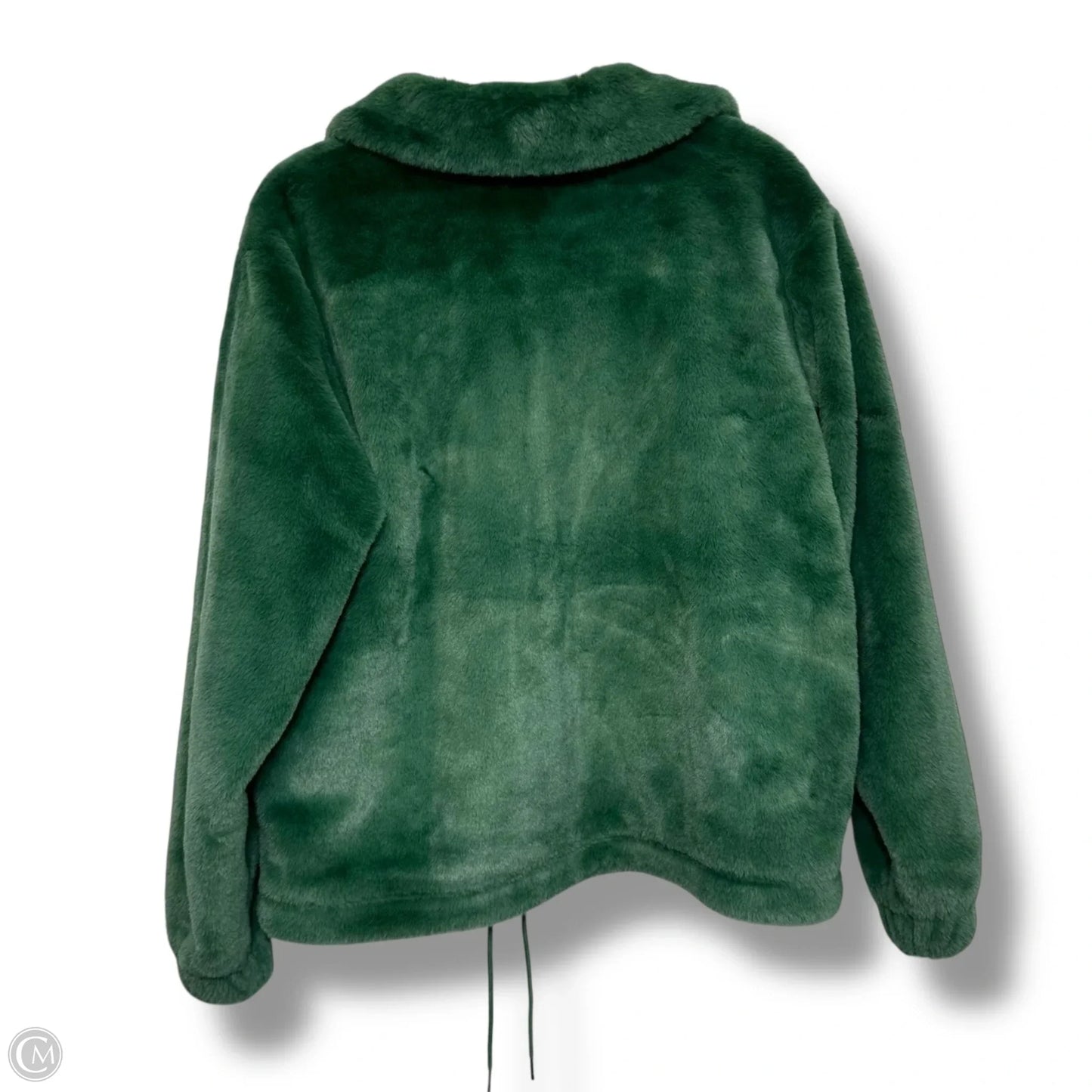 Athletic Jacket By Puma In Green, Size: M