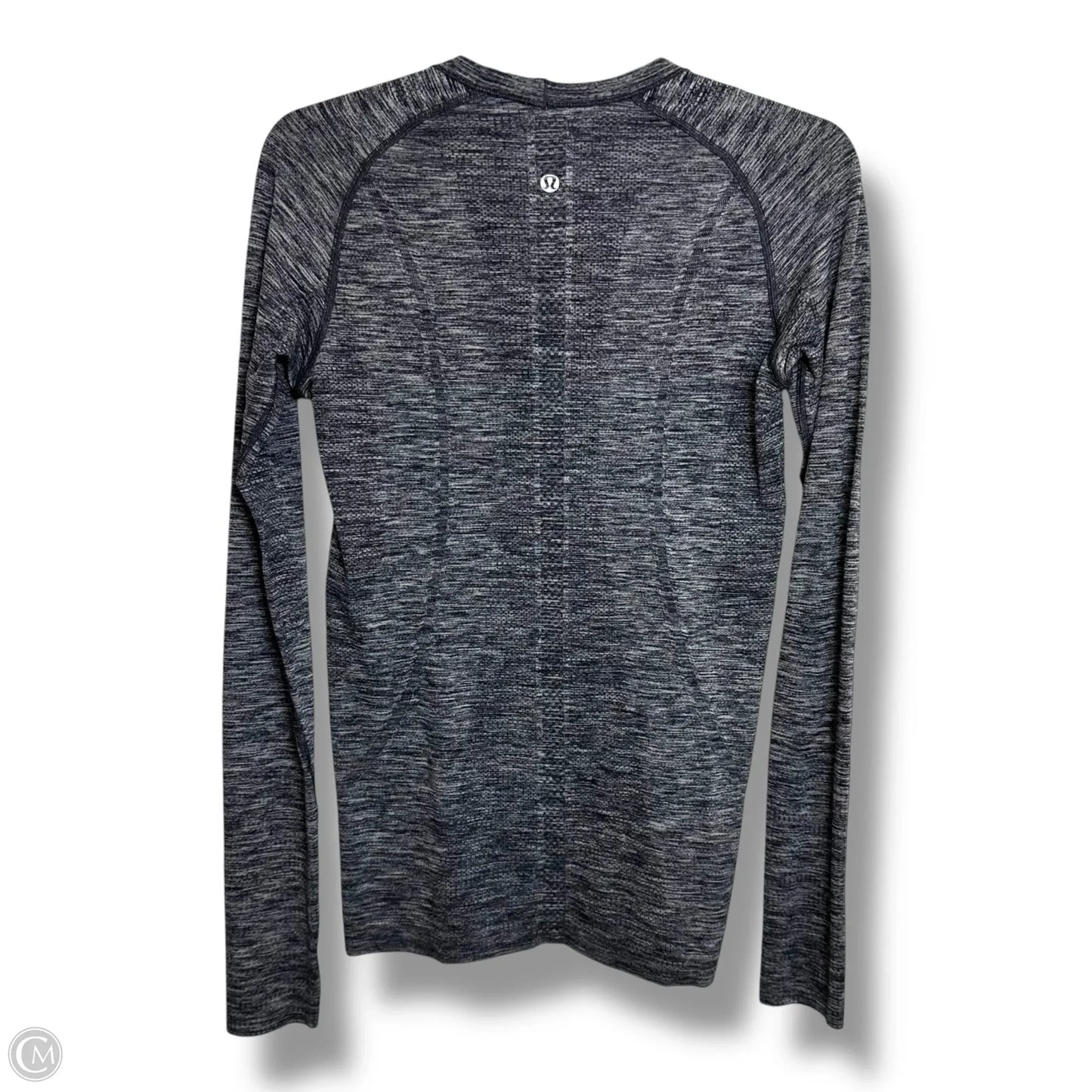 Athletic Top Long Sleeve Crewneck By Lululemon In Grey, Size: M